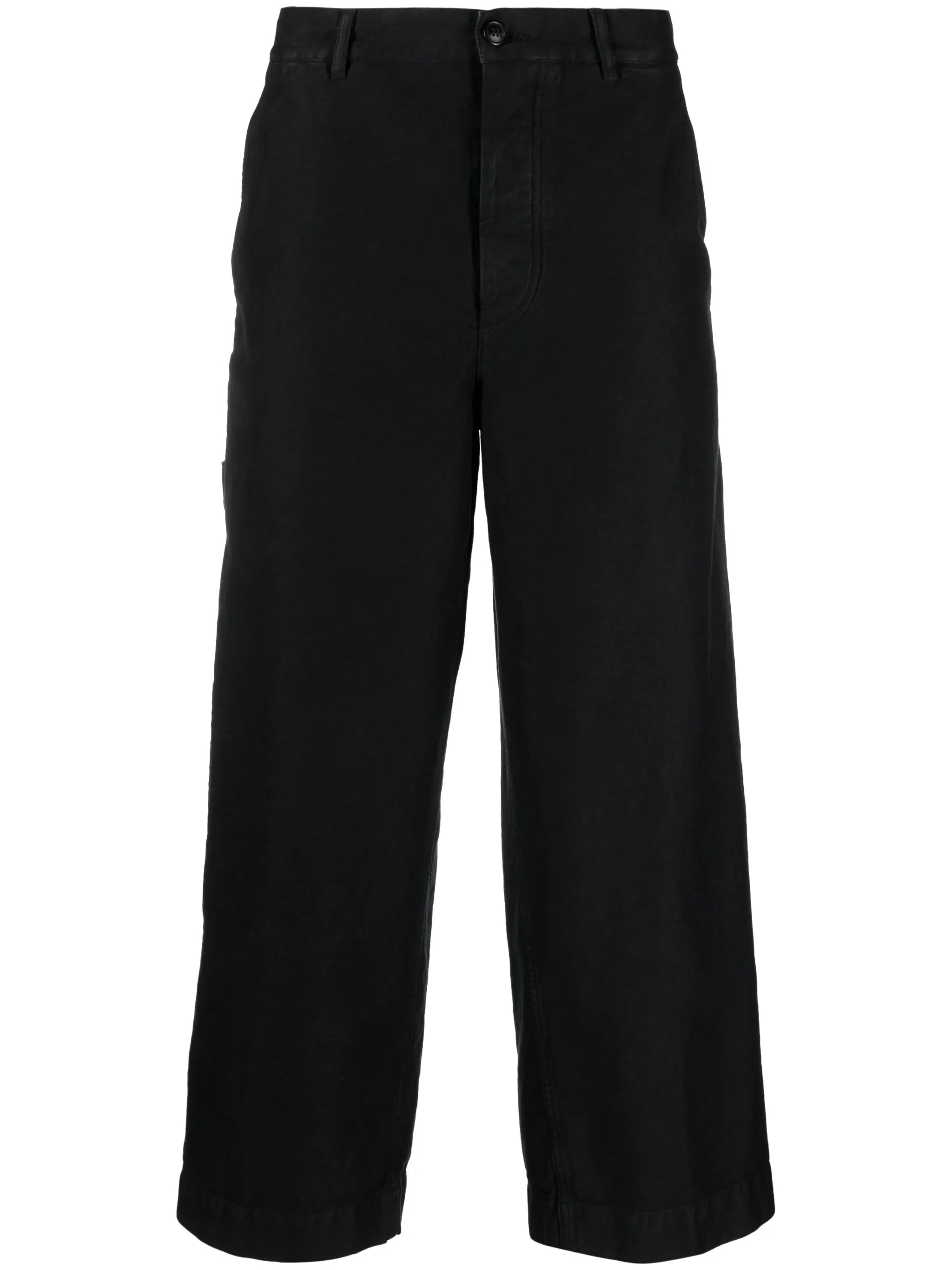 low-rise wide-leg trousers