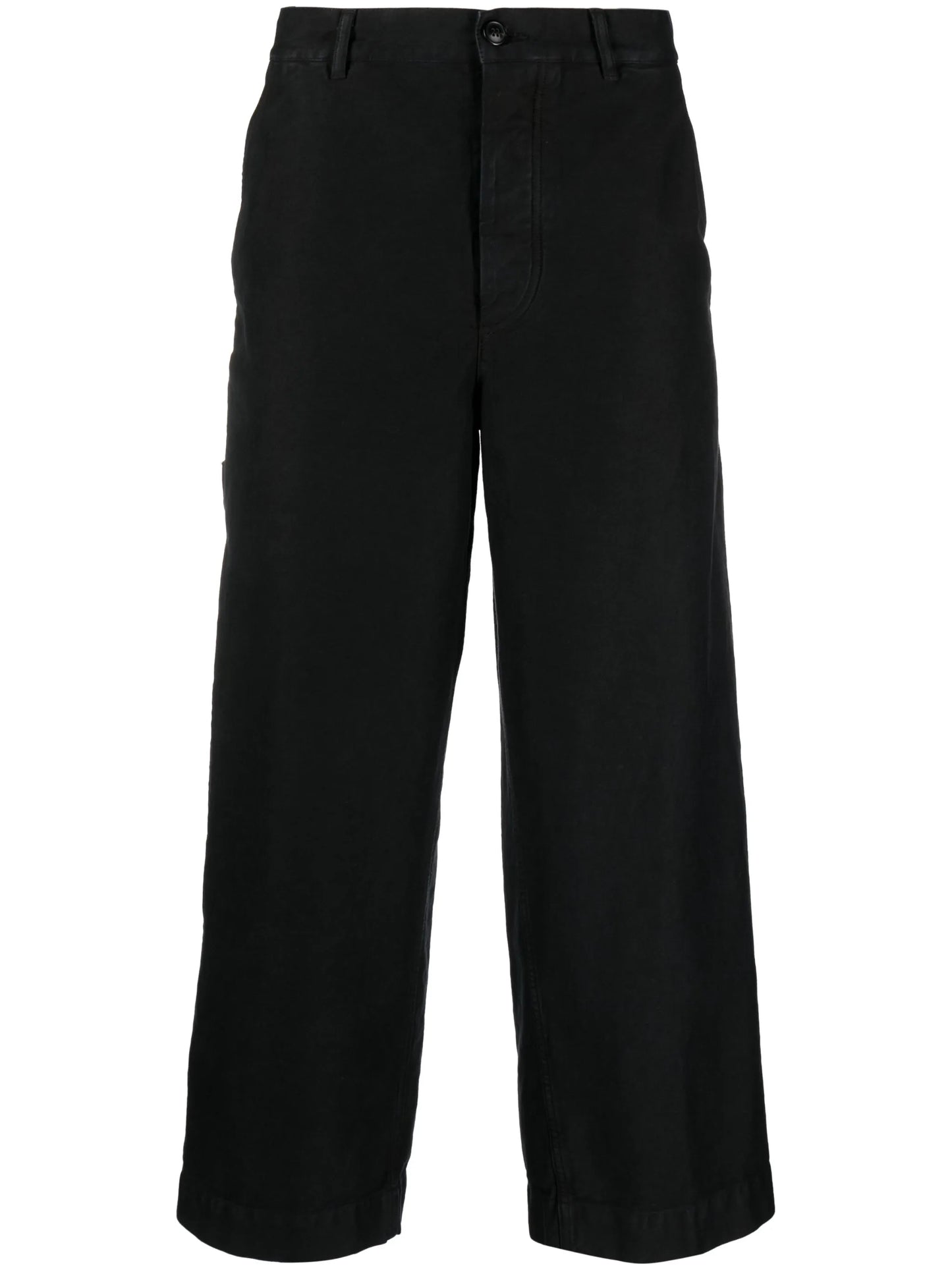 low-rise wide-leg trousers