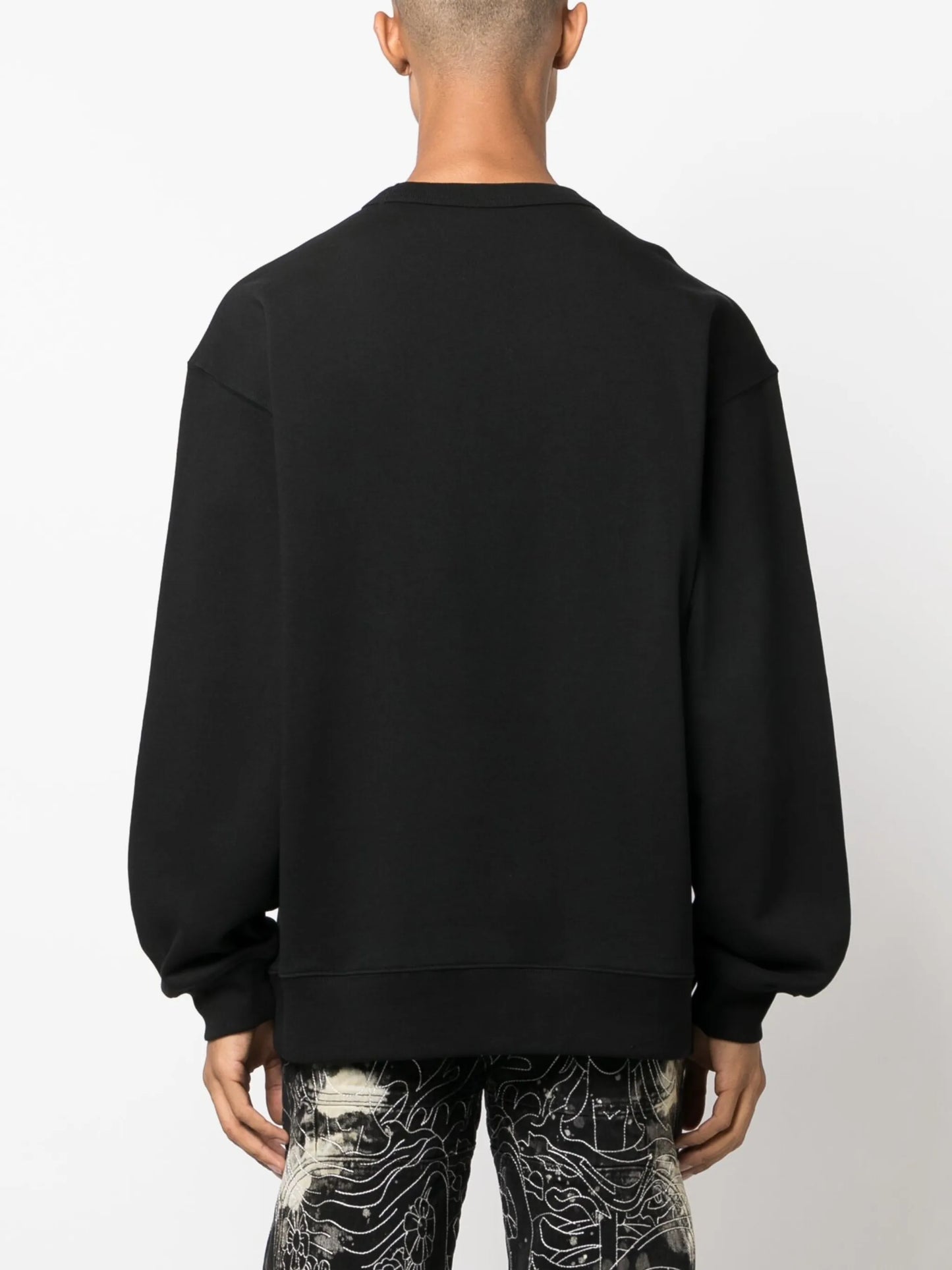 crew-neck cotton sweatshirt