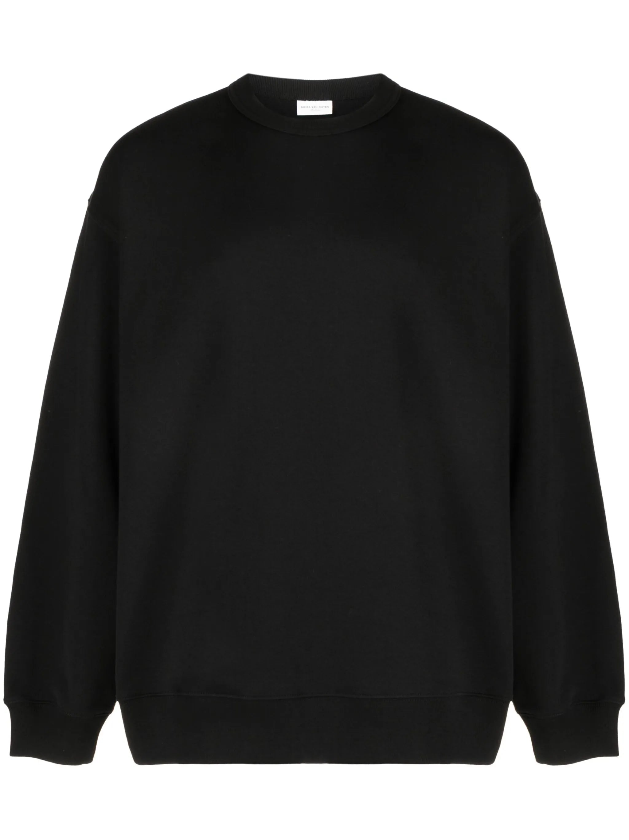 crew-neck cotton sweatshirt