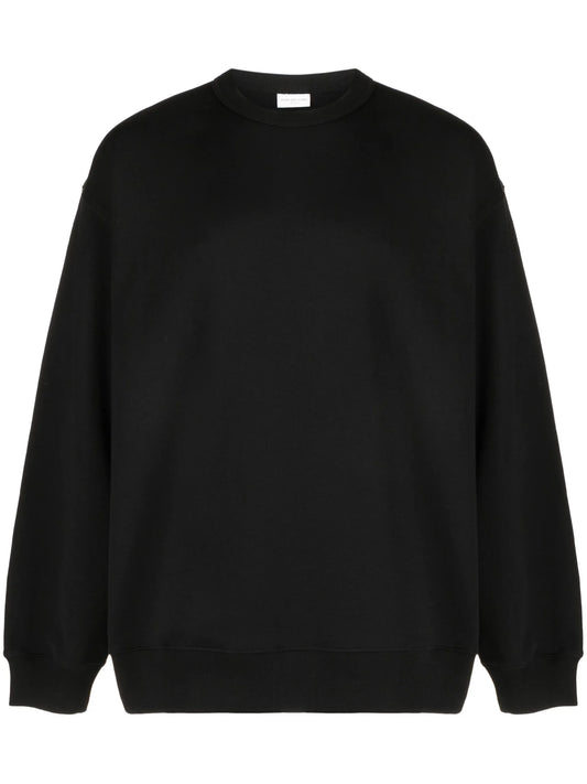 crew-neck cotton sweatshirt