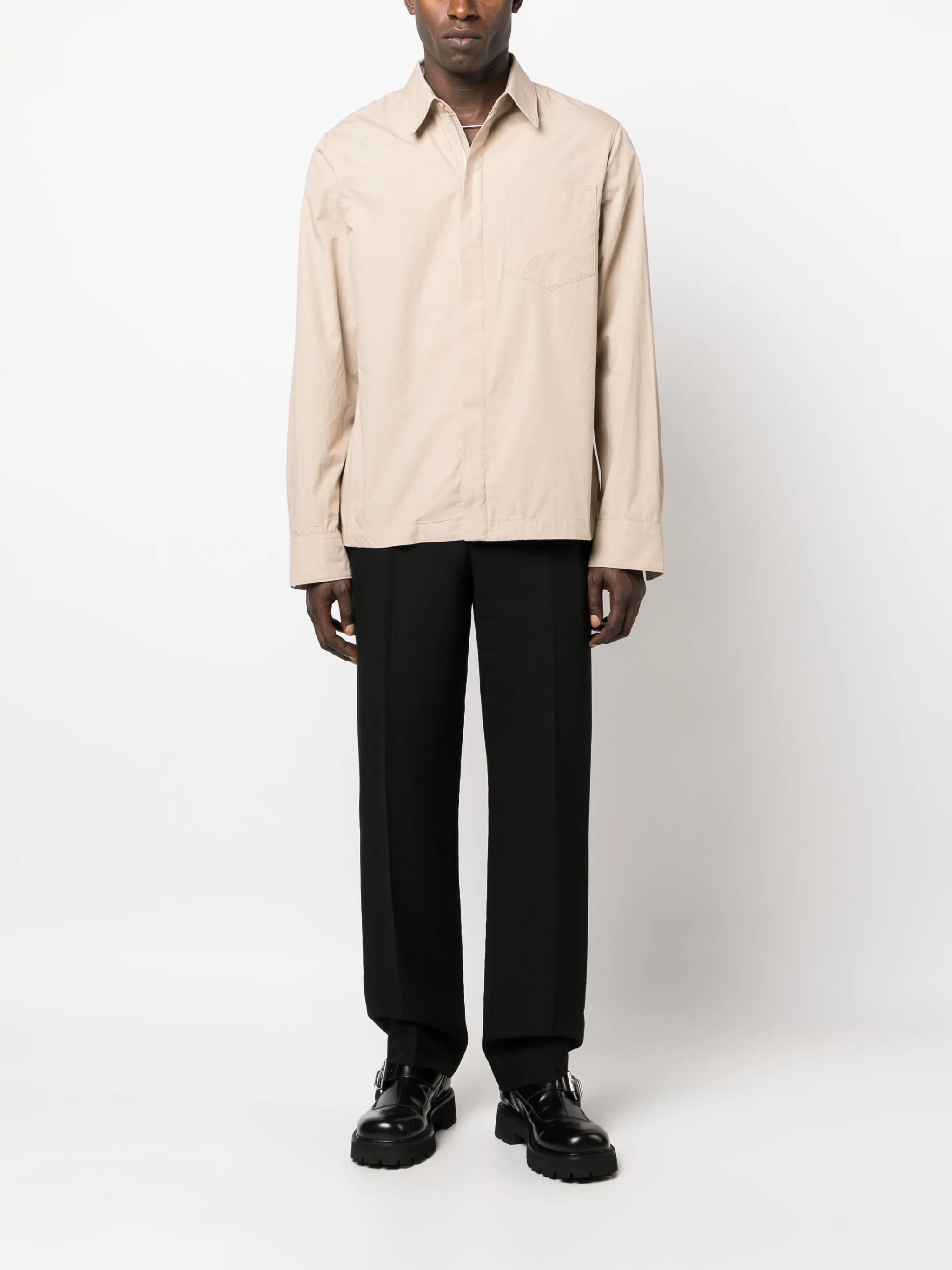 Corran zip-up shirt