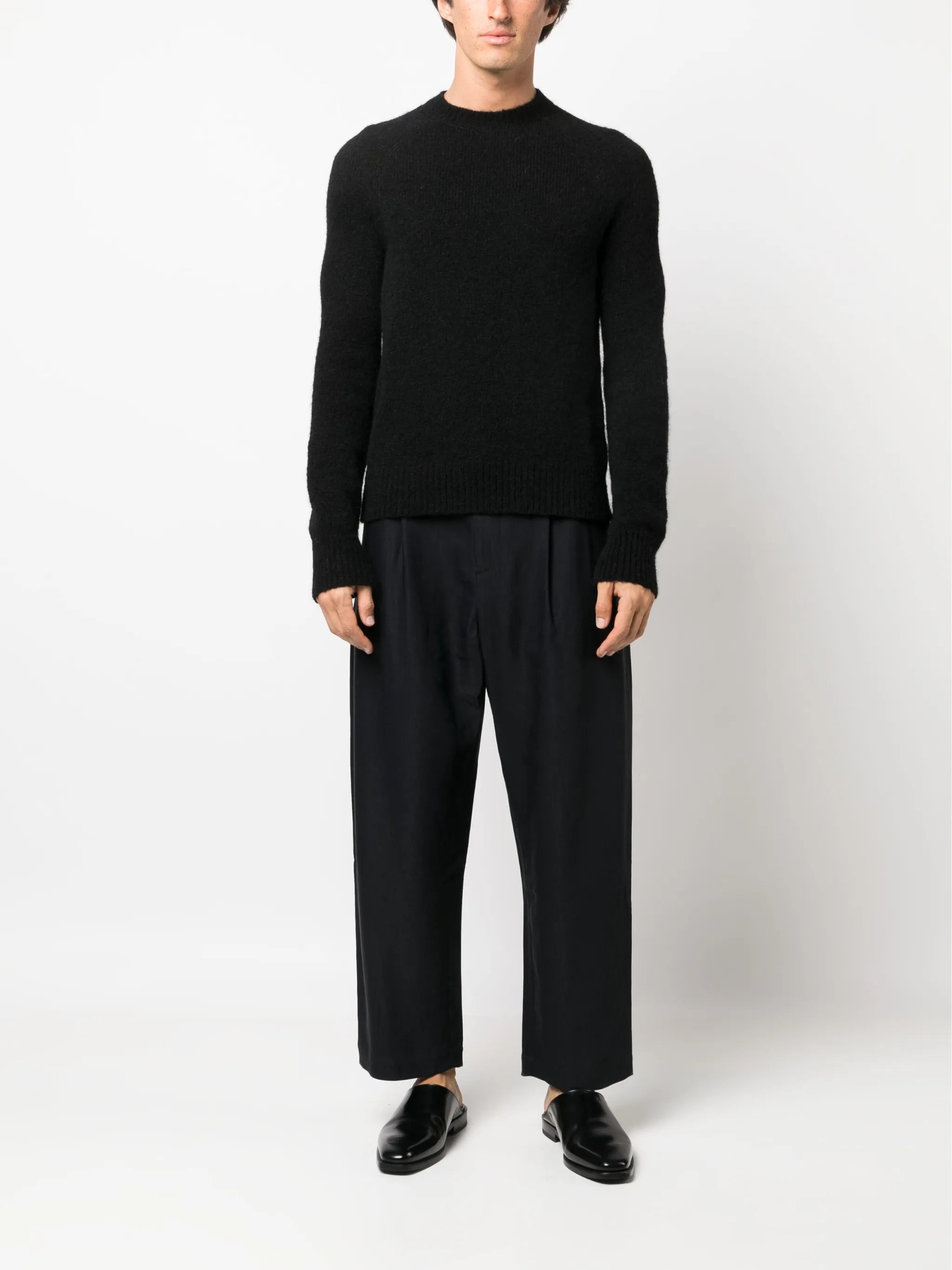alpaca wool-blend jumper