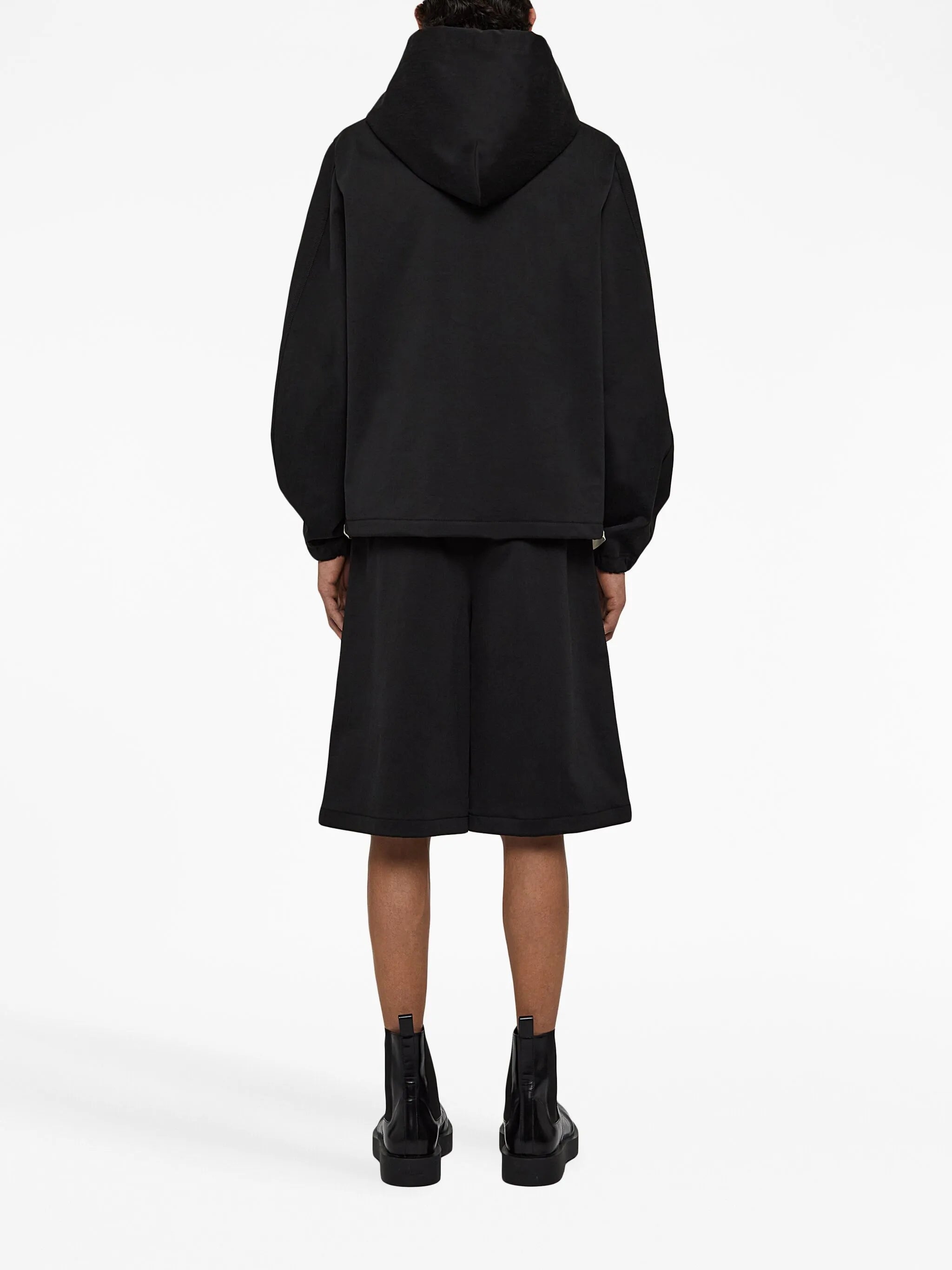 long-sleeve drawstring hoodie