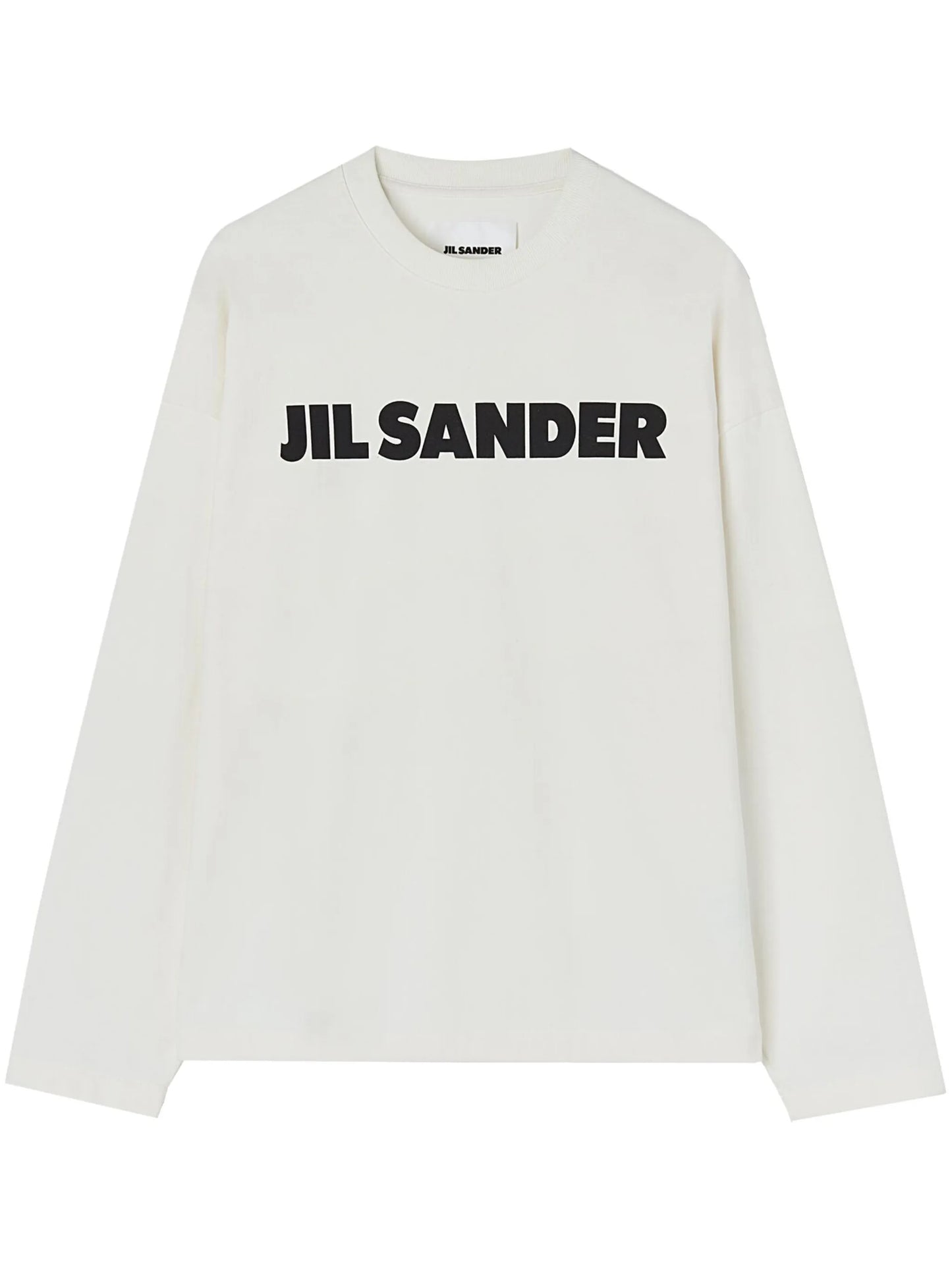 logo-print long-sleeve top