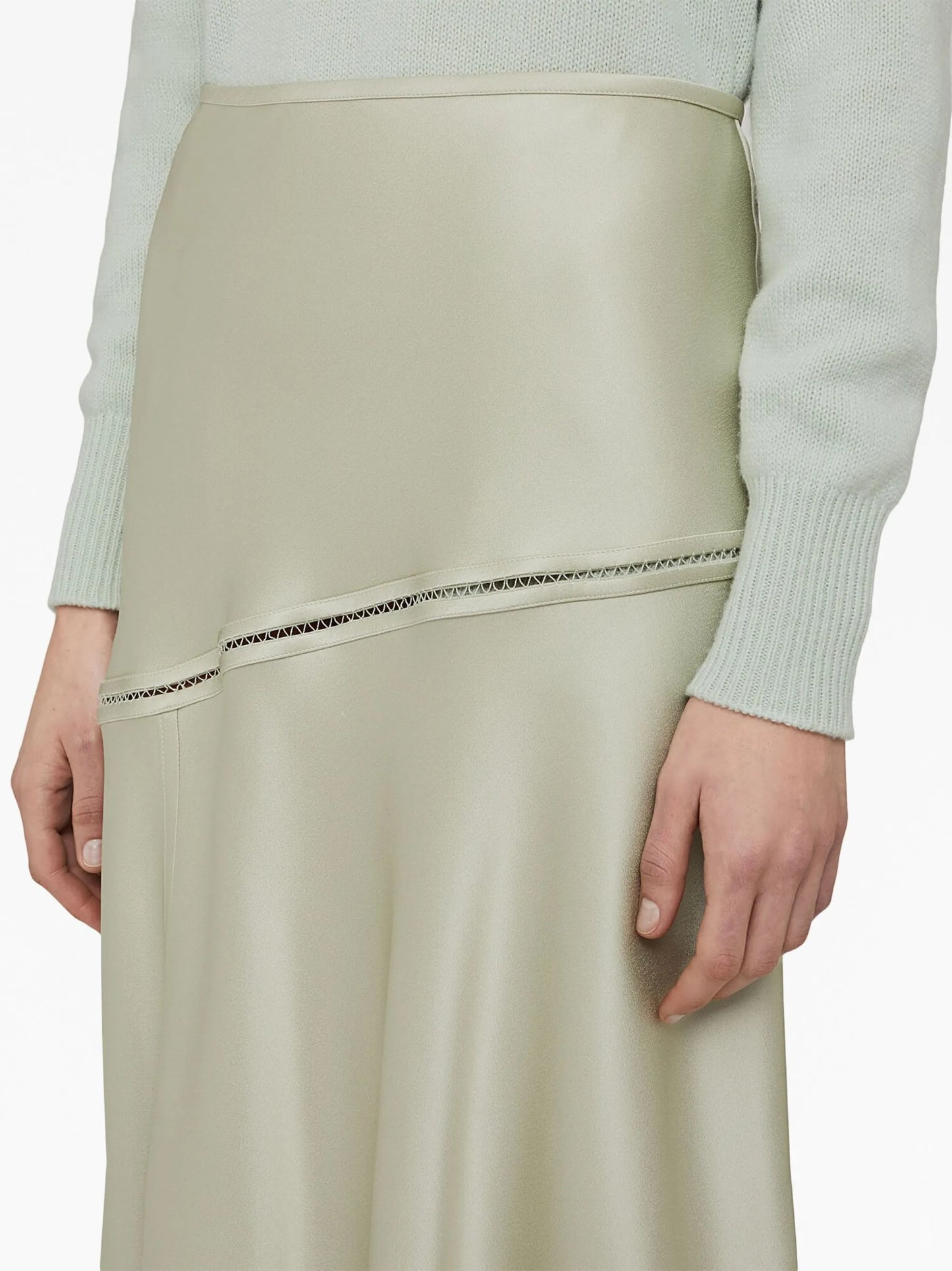 flared midi skirt