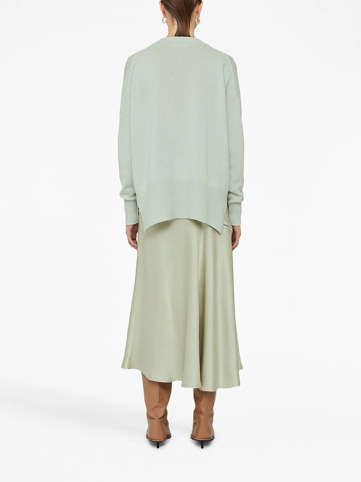 flared midi skirt