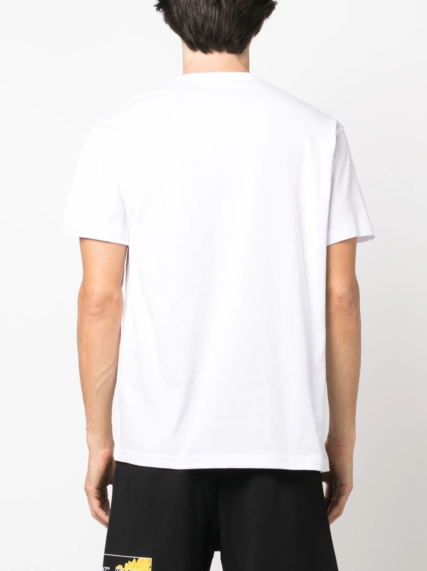 logo foil-print cotton T-shirt
