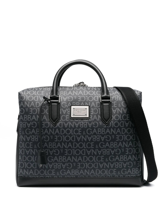 logo print laptop case