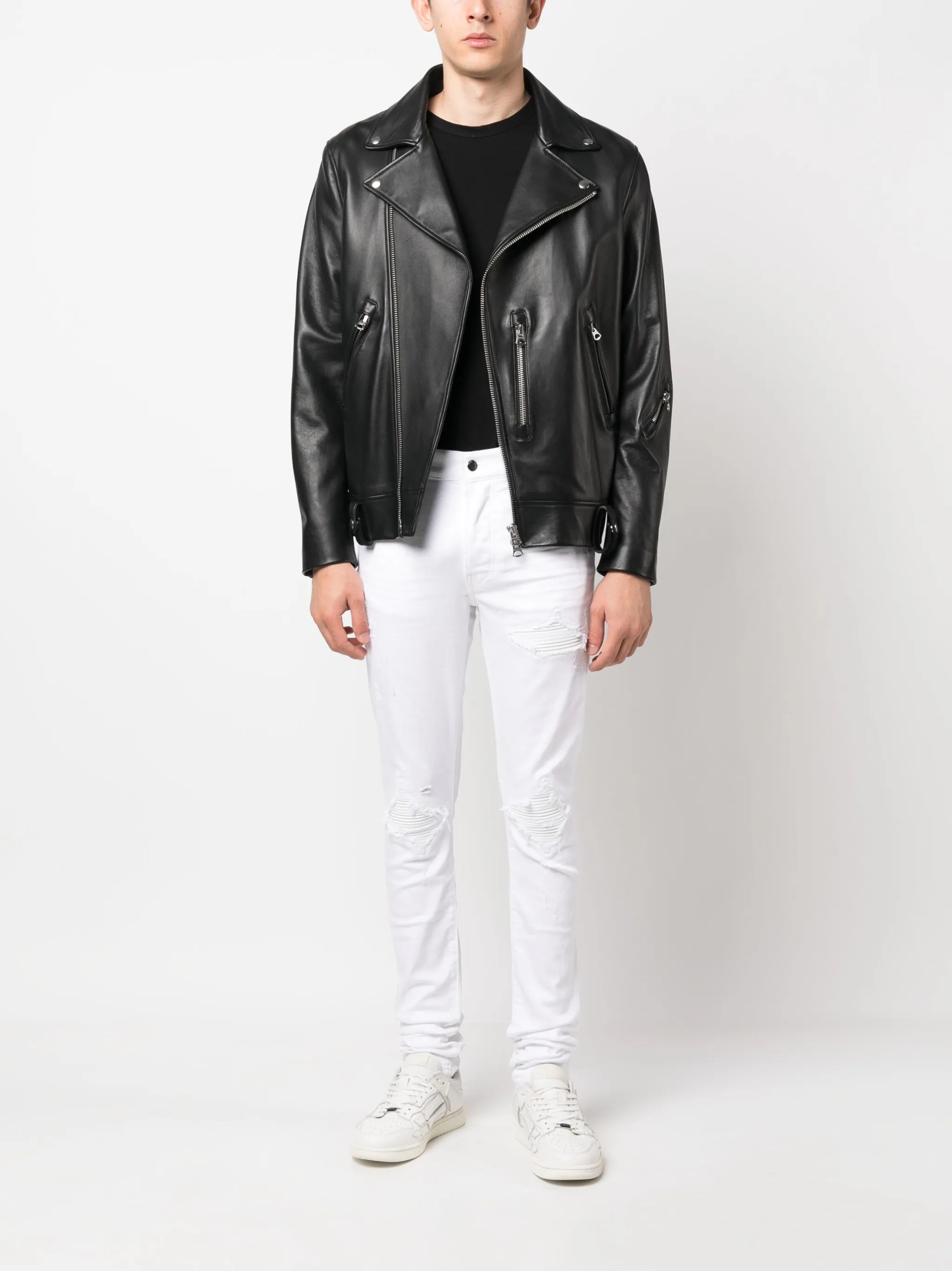 MX1 white jeans