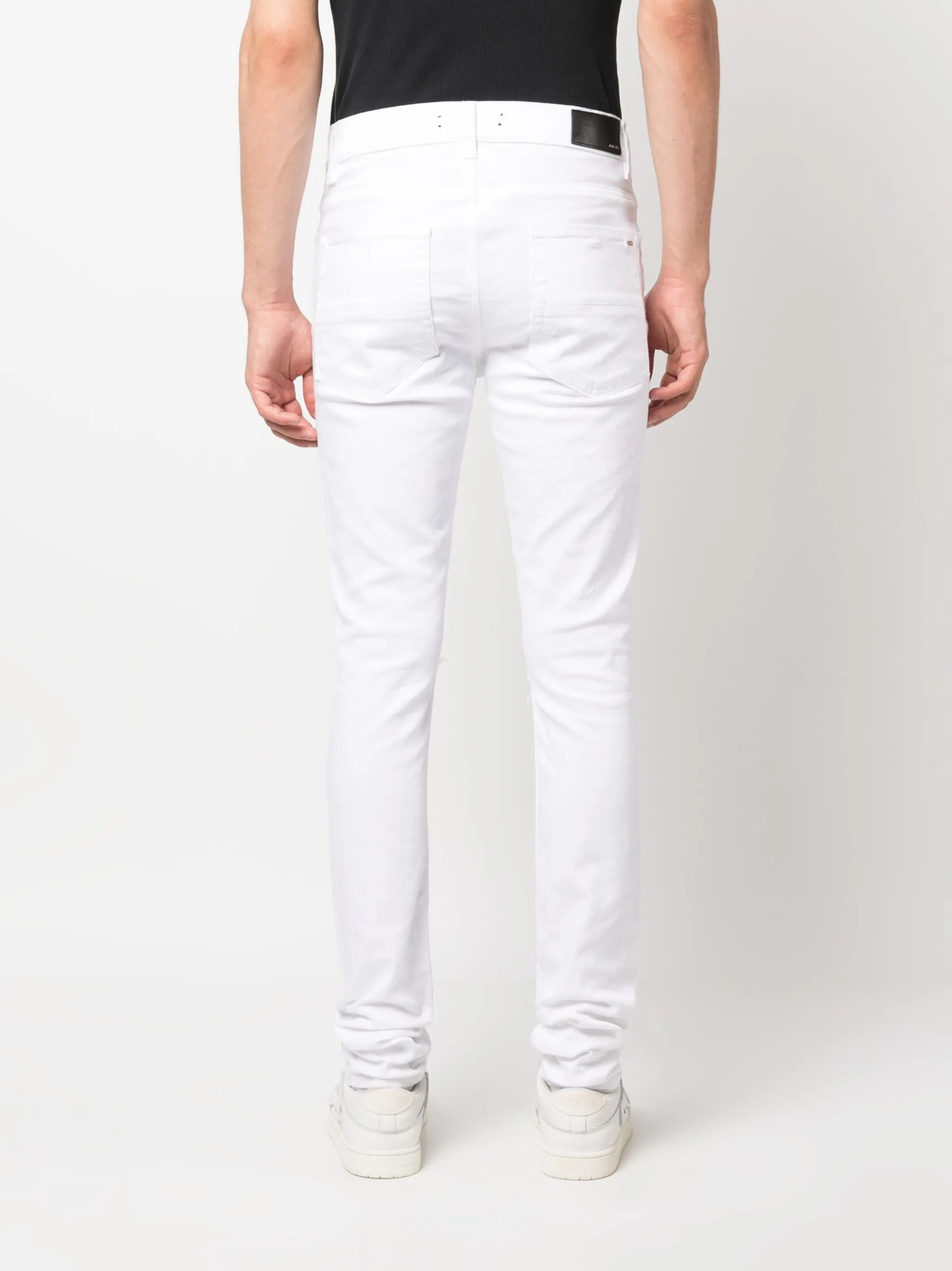 MX1 white jeans