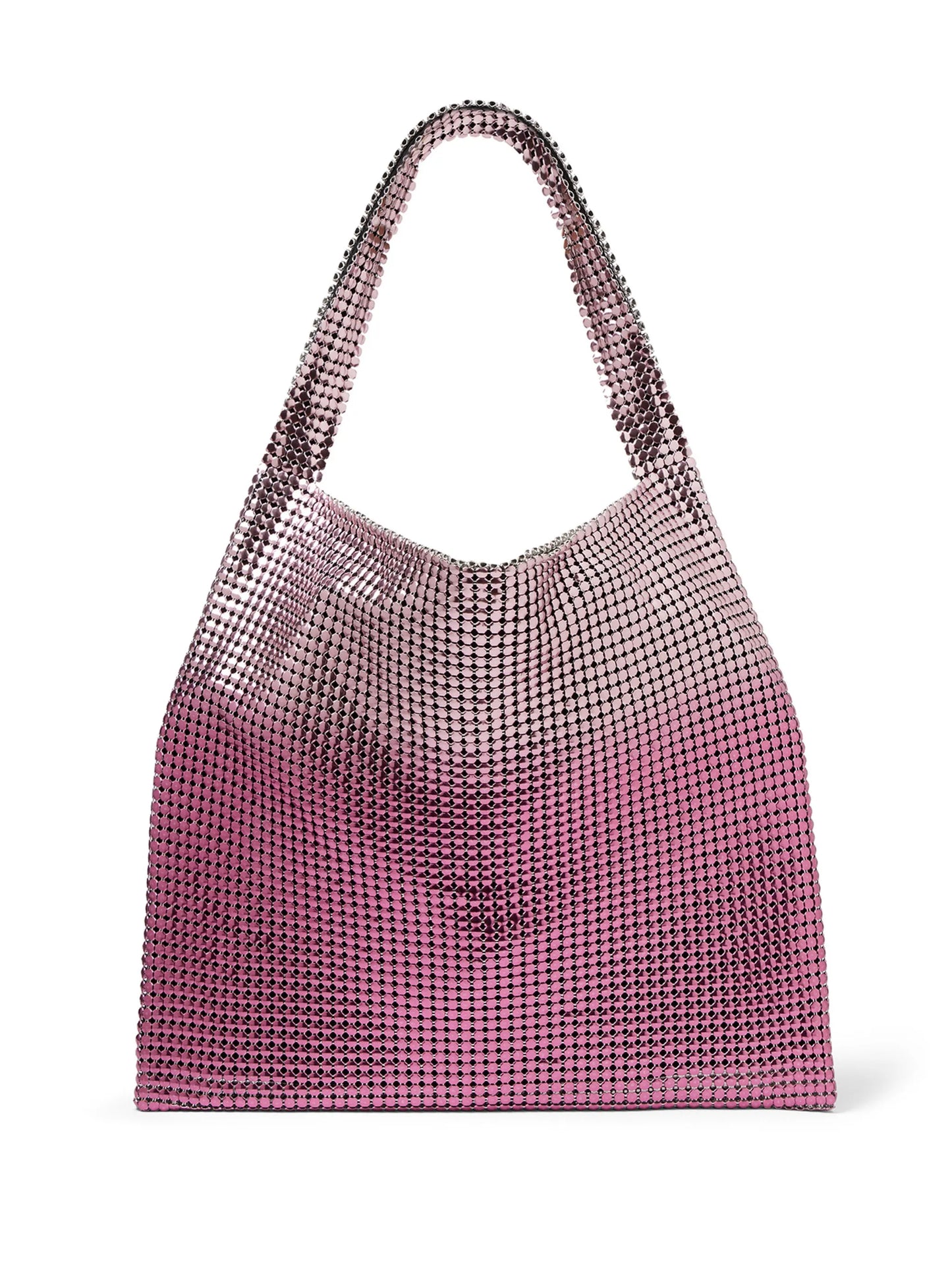 Pixel metallic tote bag