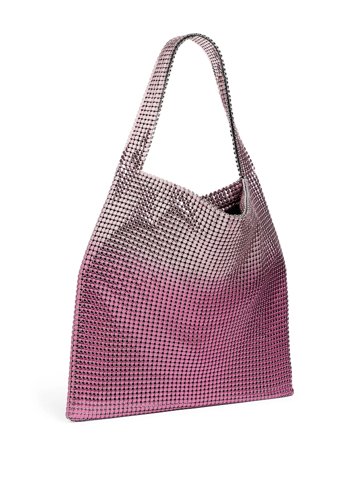 Pixel metallic tote bag