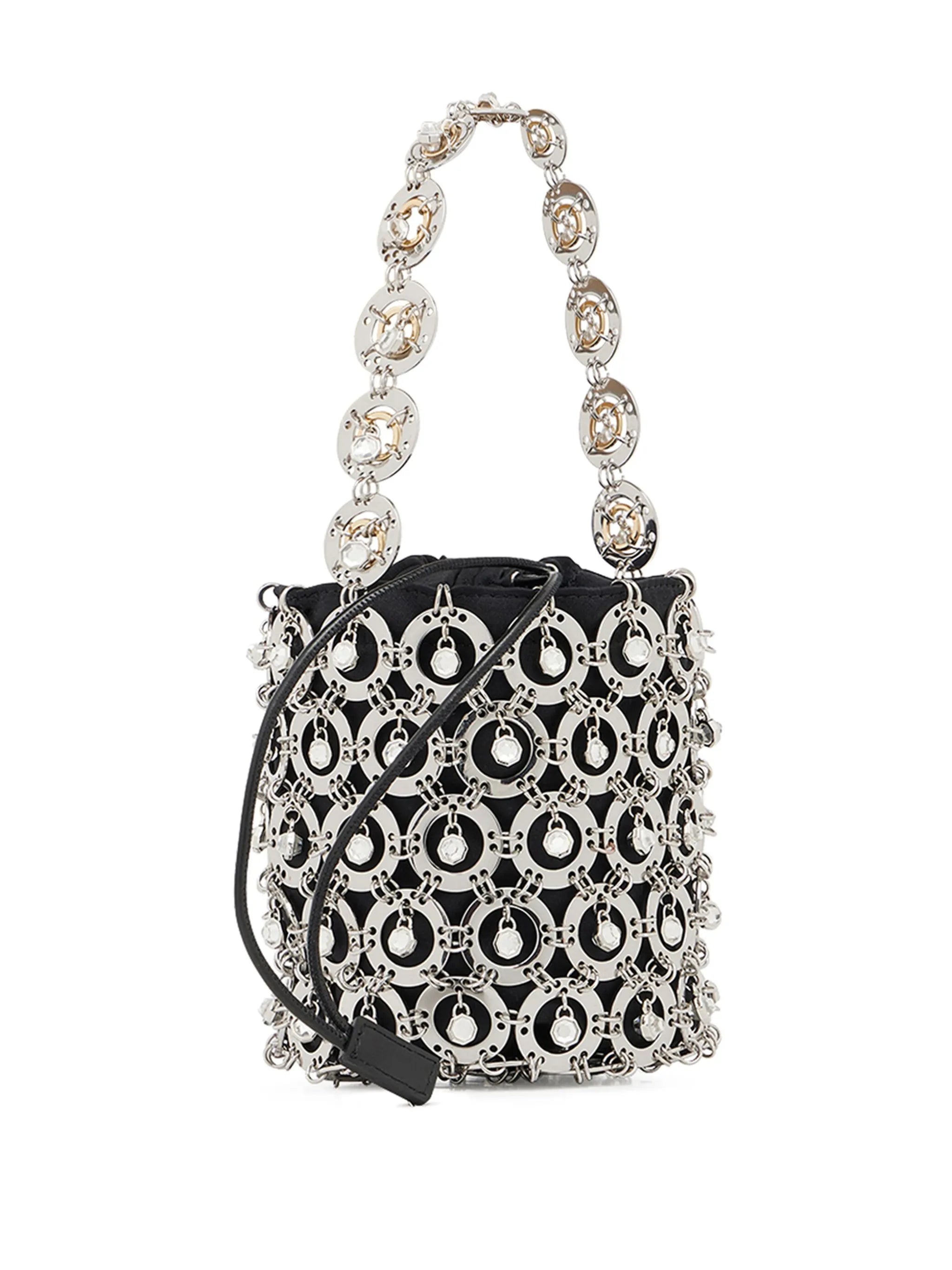 Sphere embellished bucket bag