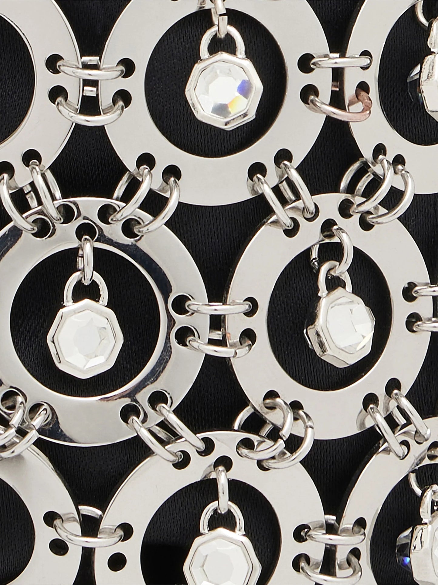 Sphere embellished bucket bag