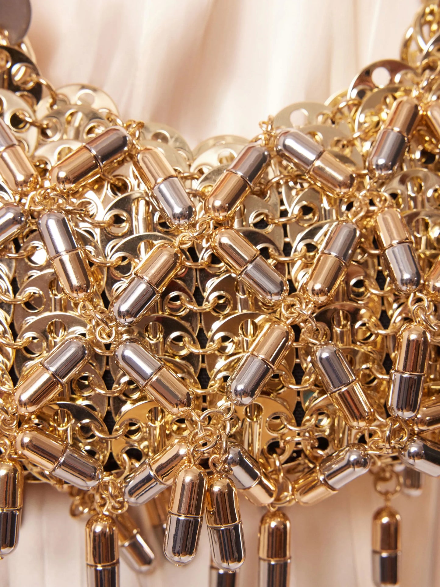 Nano 1969 Pill chainmail shoulder bag