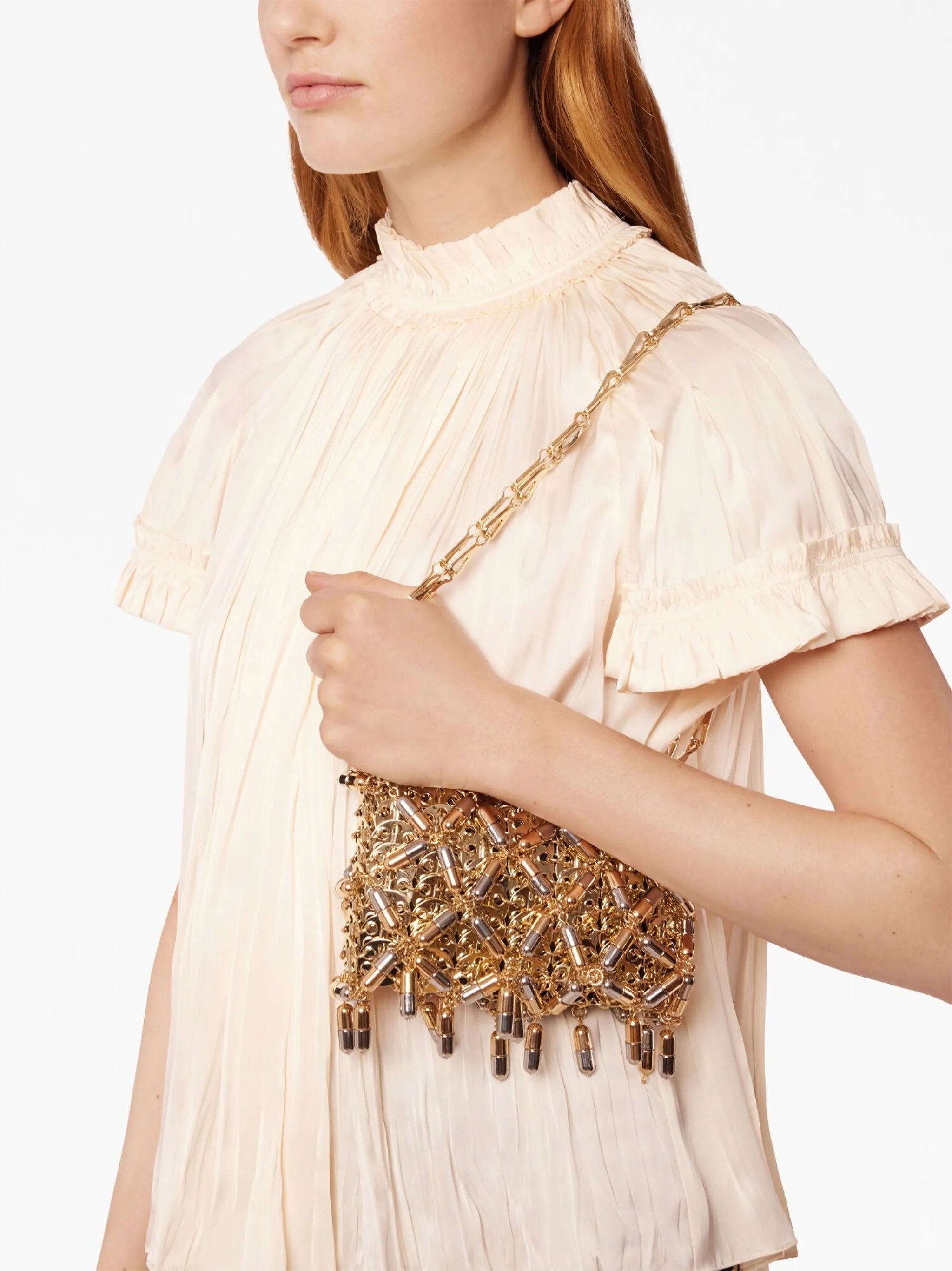 Nano 1969 Pill chainmail shoulder bag