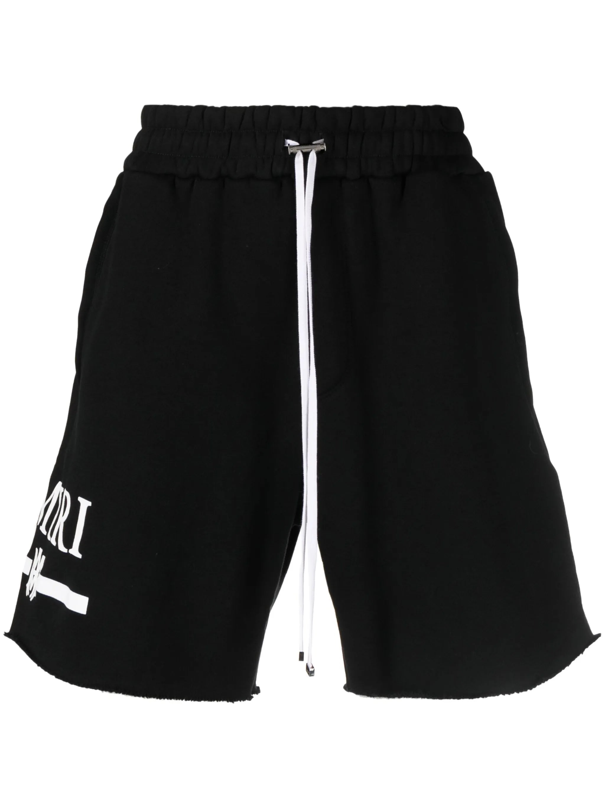 logo-print cotton shorts