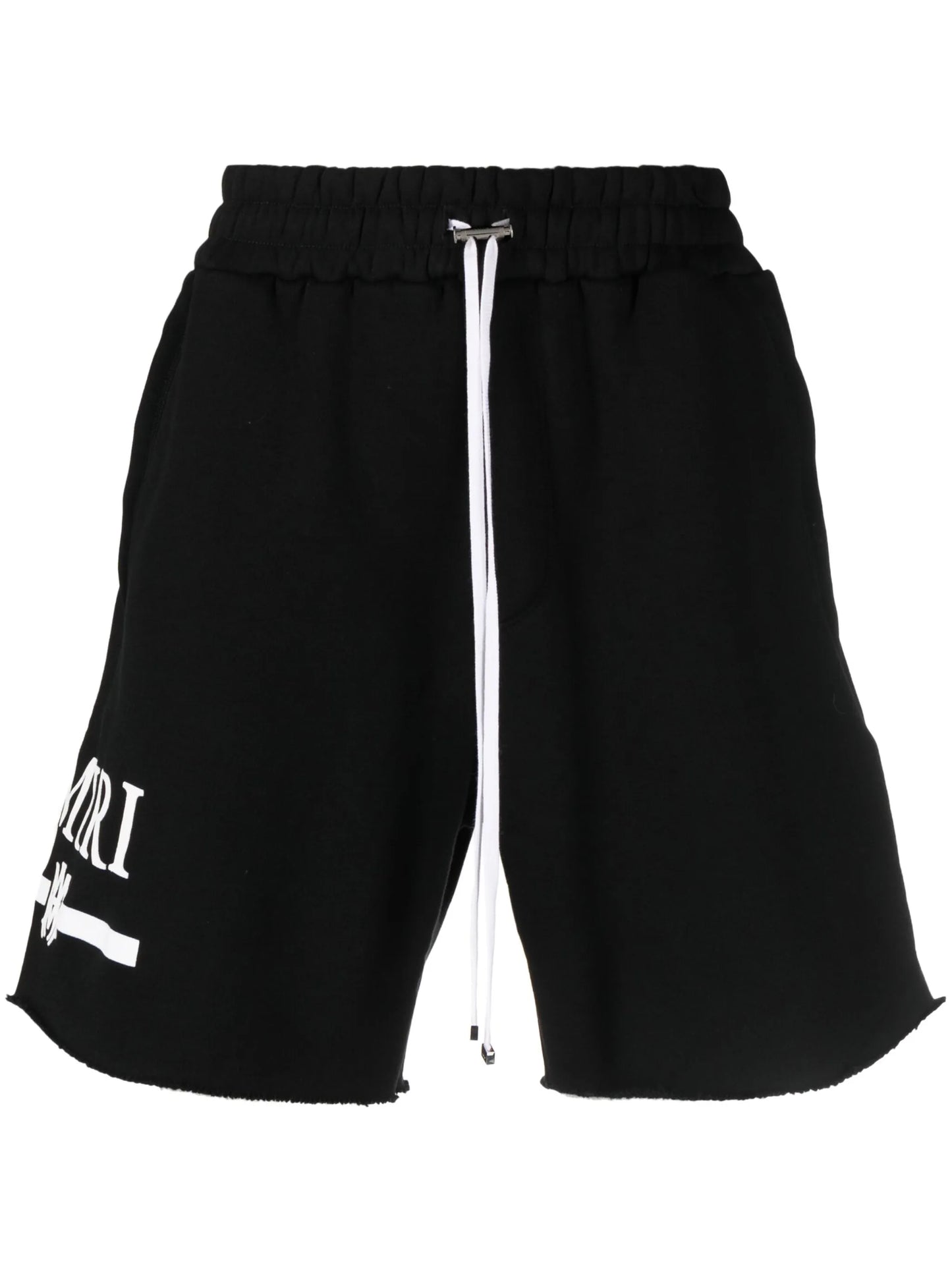 logo-print cotton shorts
