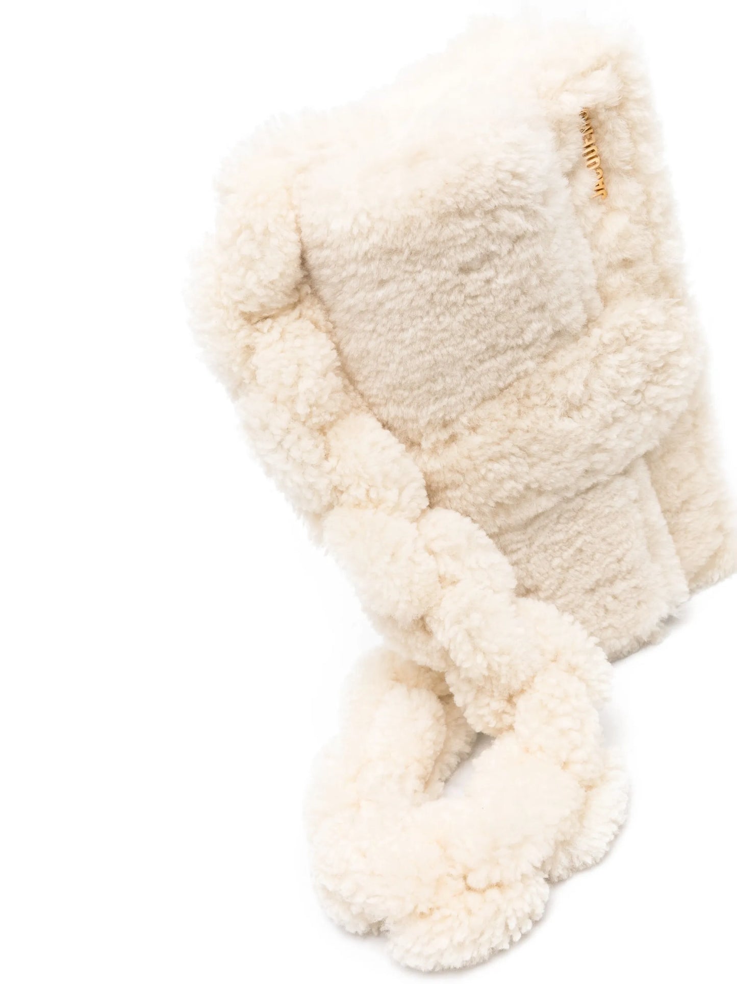 Le Bambidou shearling shoulder bag