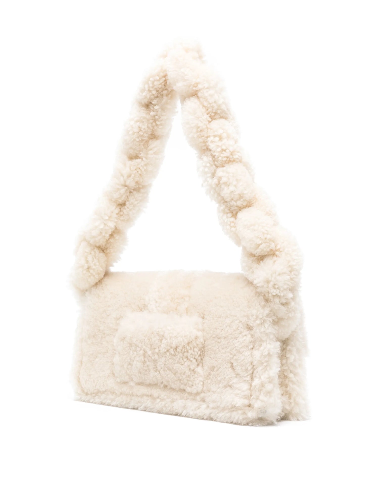 Le Bambidou shearling shoulder bag