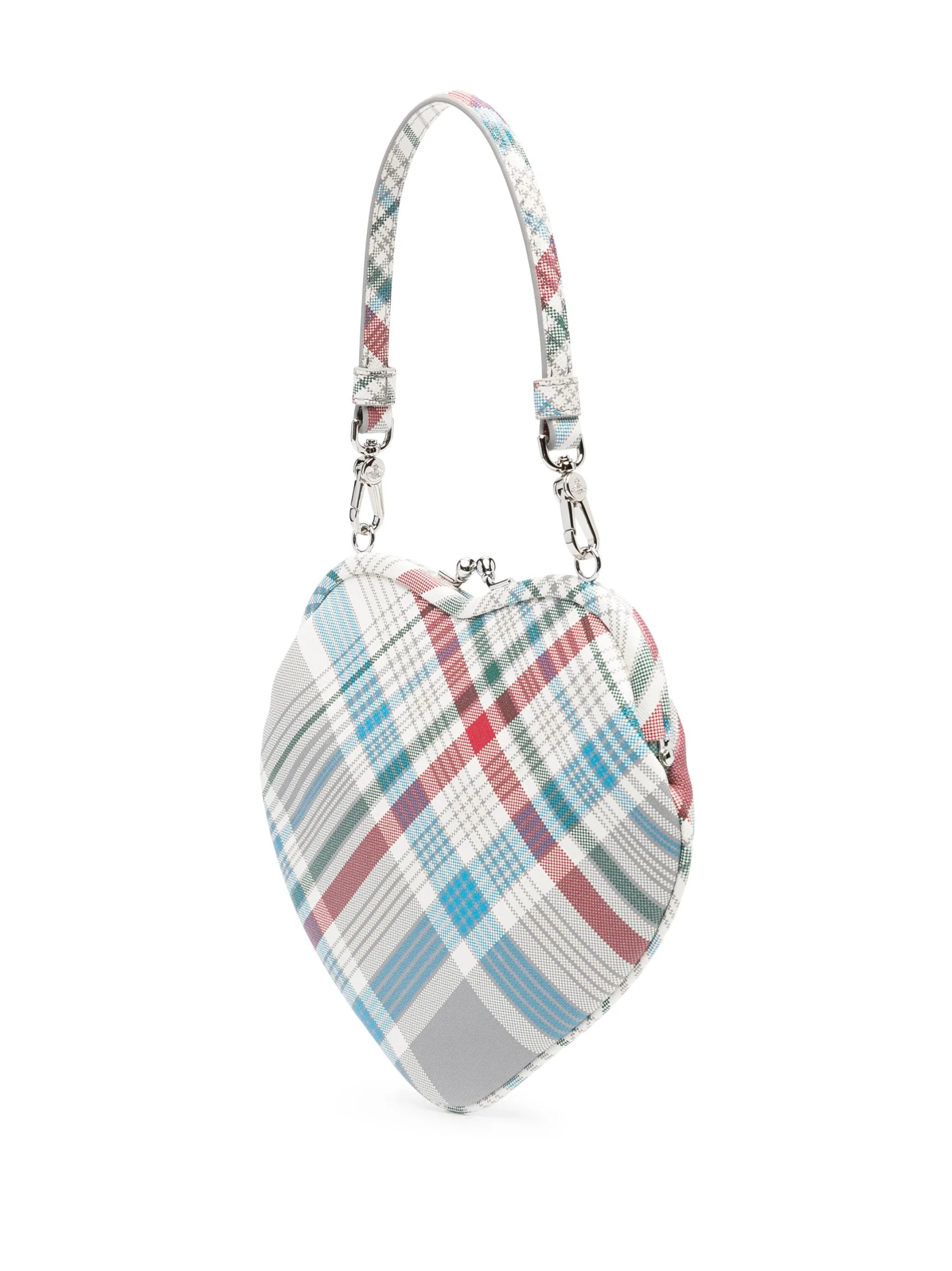 Belle check-print mini bag