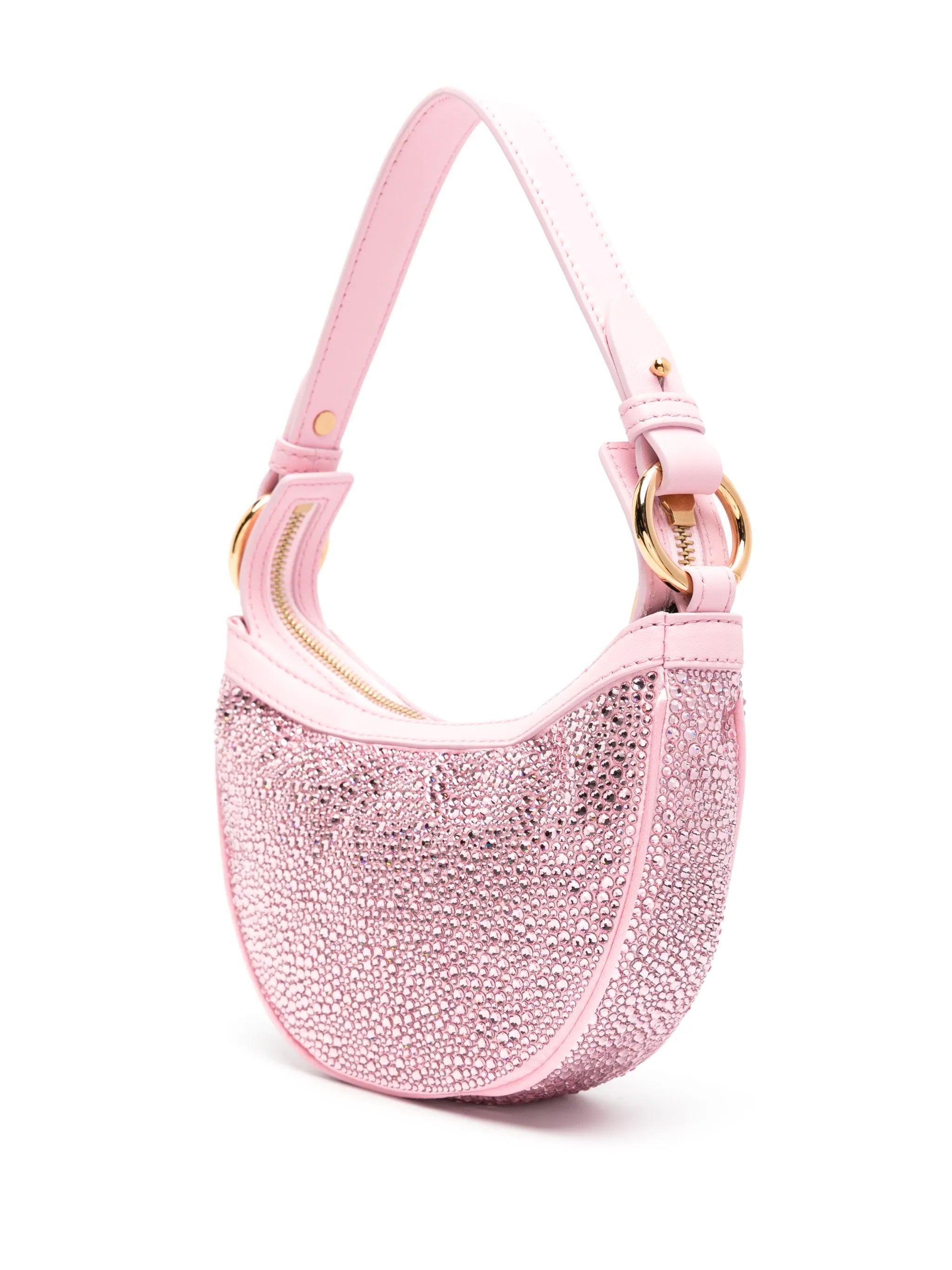 Medusa Head crystal-embellished shoulder bag