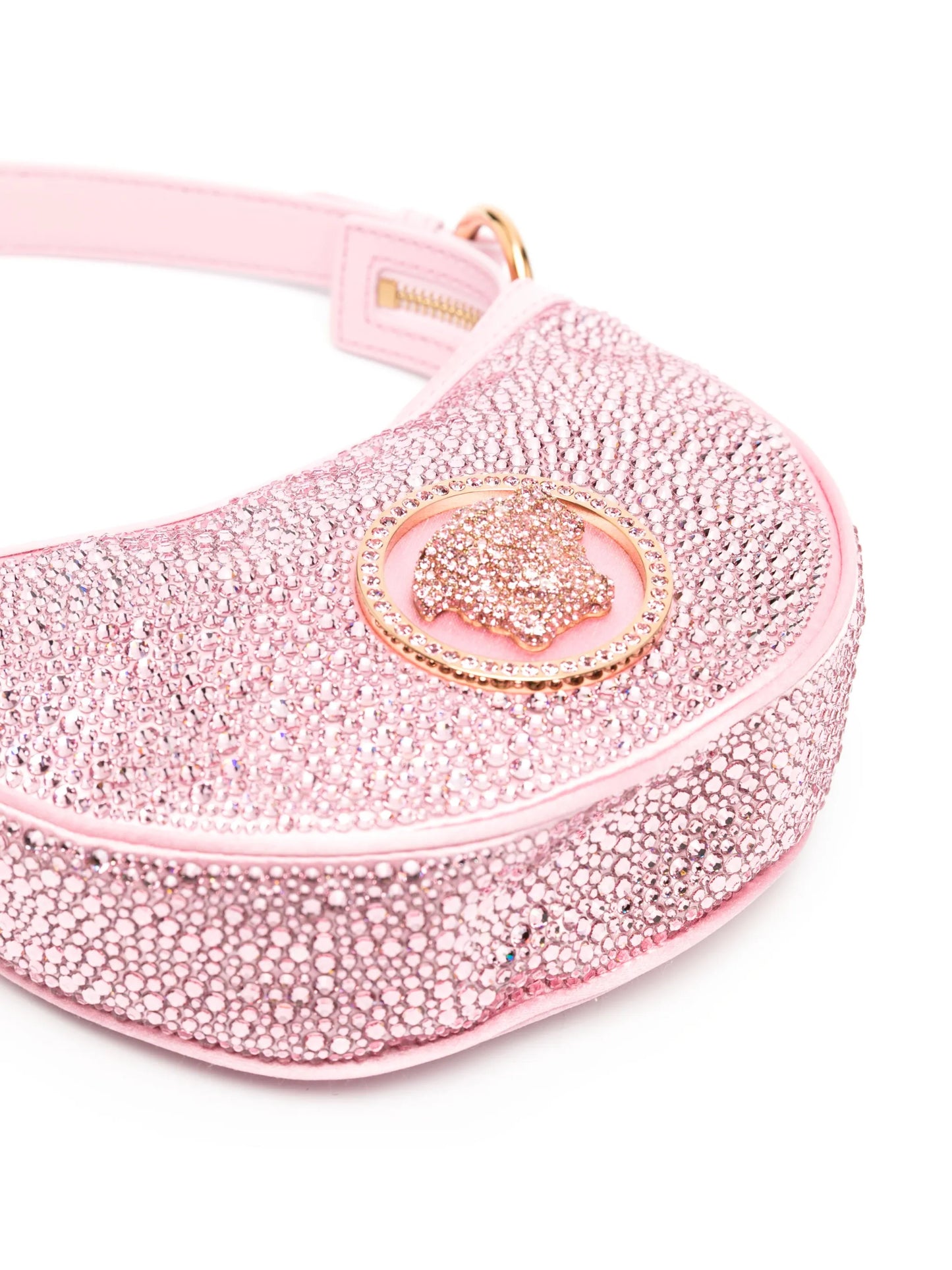 Medusa Head crystal-embellished shoulder bag