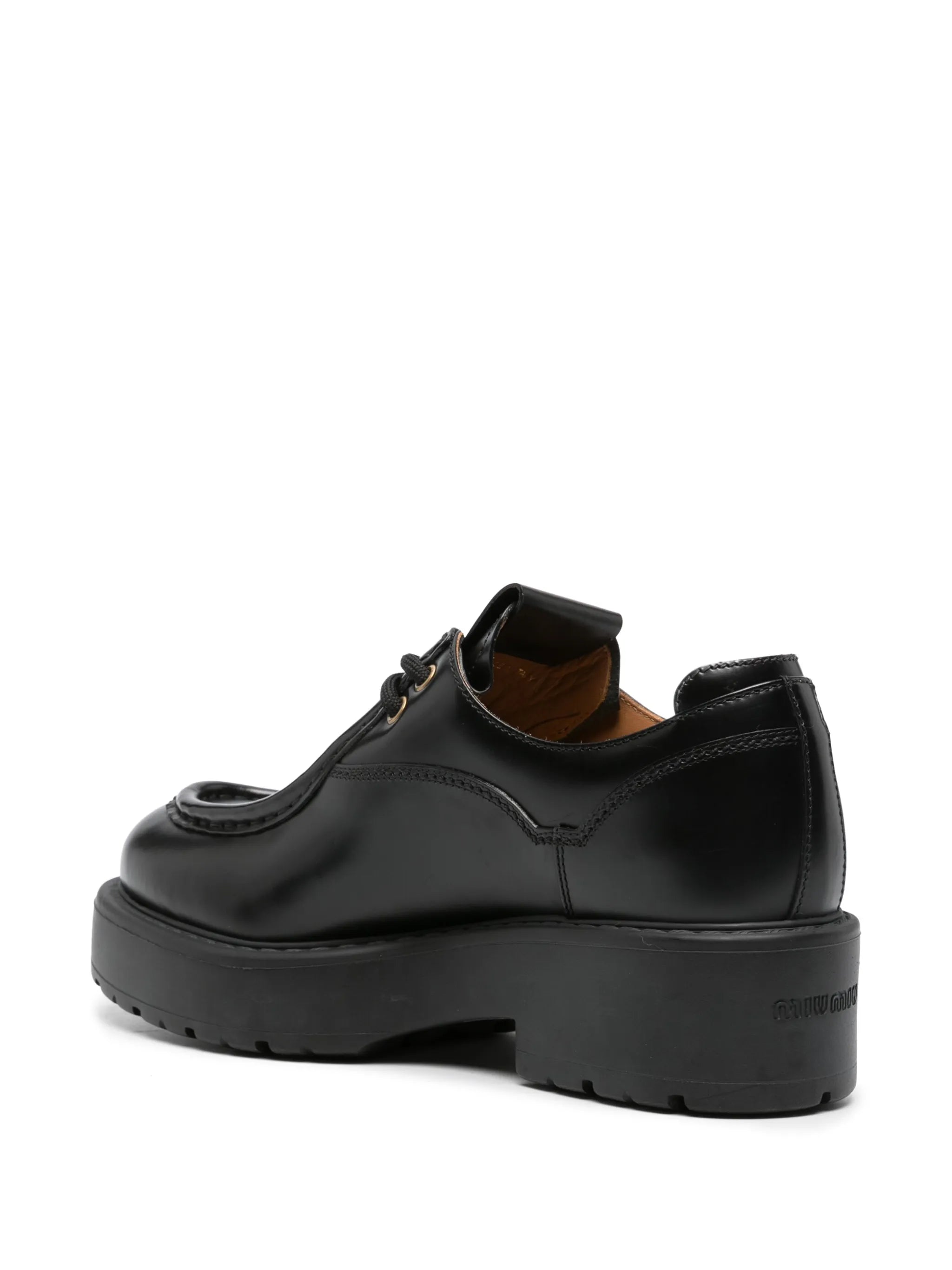chunky-sole lace-up shoes