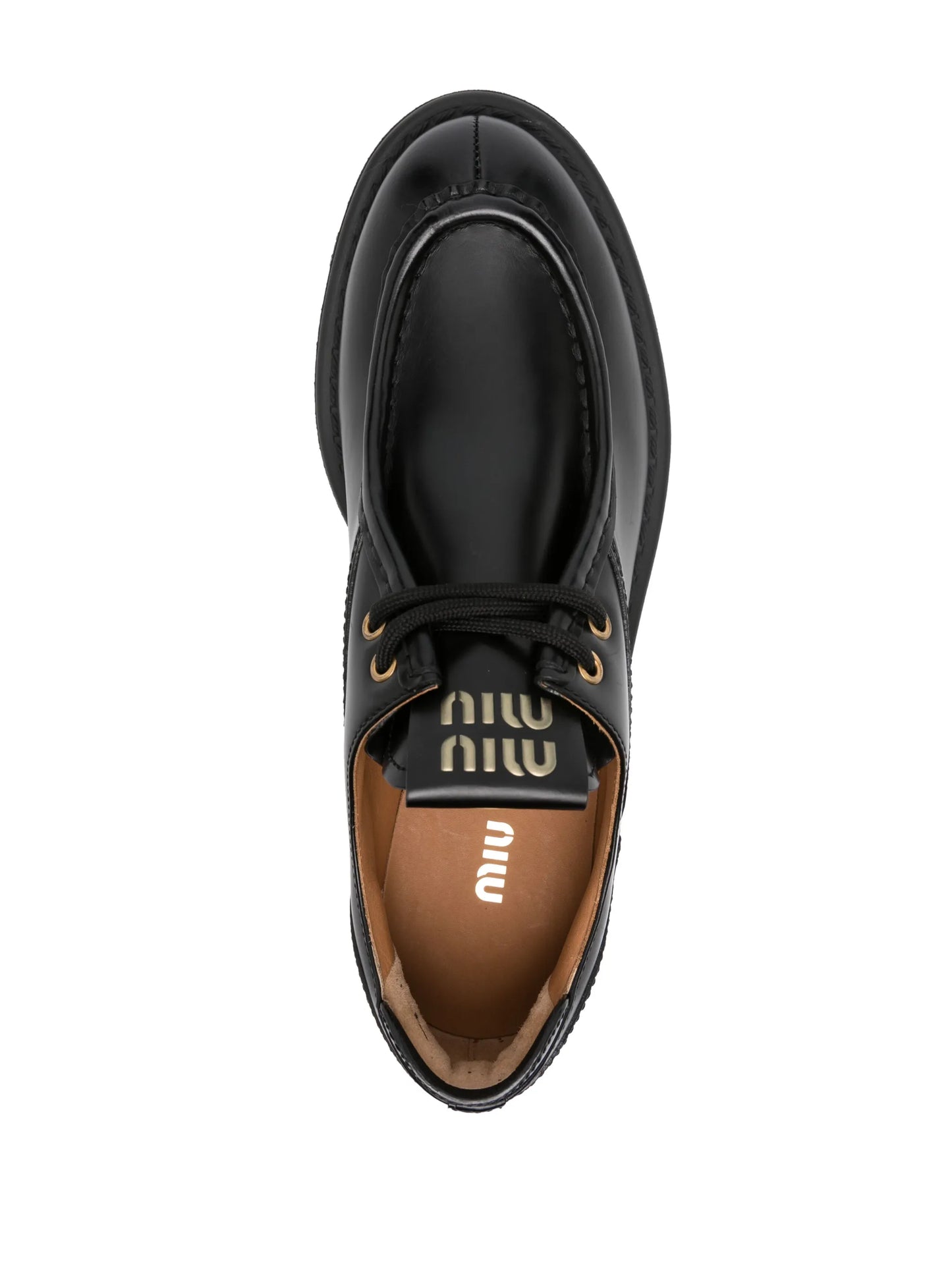 chunky-sole lace-up shoes