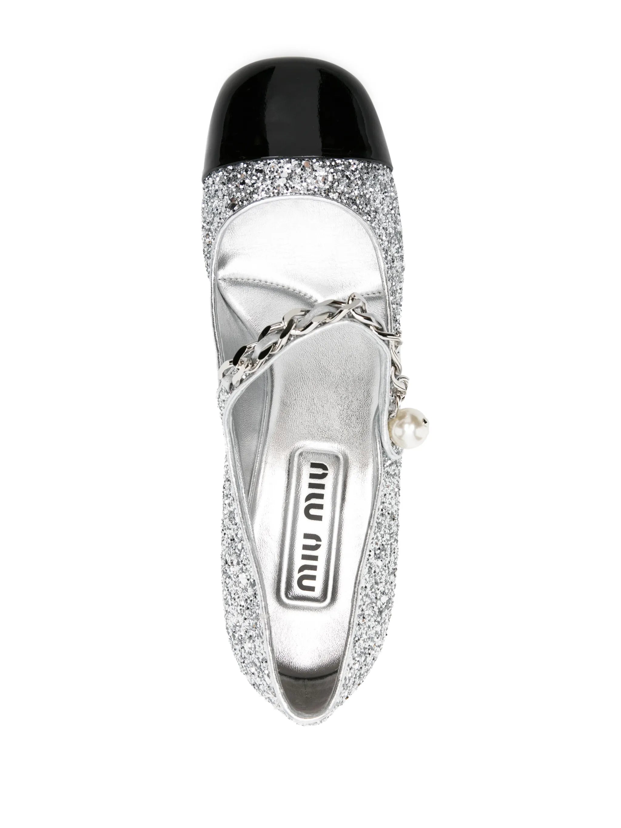 glitter 65mm Mary Jane pumps