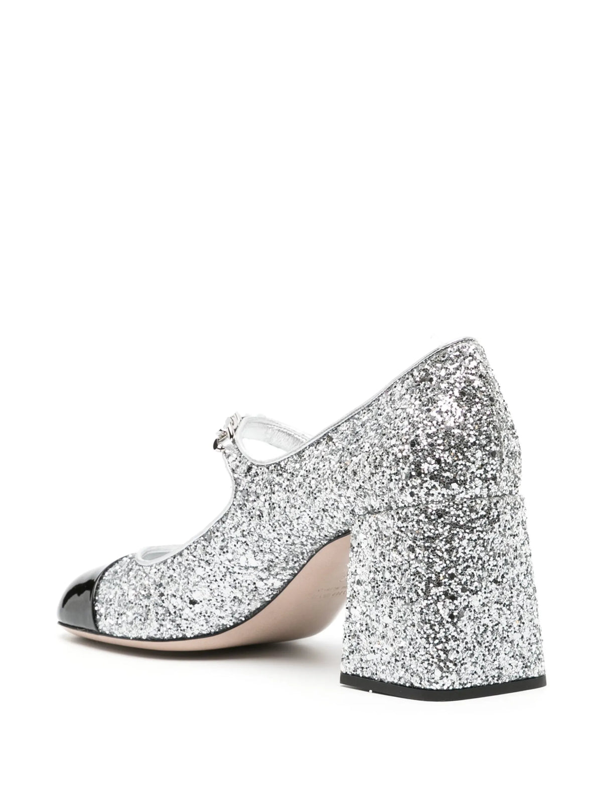 glitter 65mm Mary Jane pumps