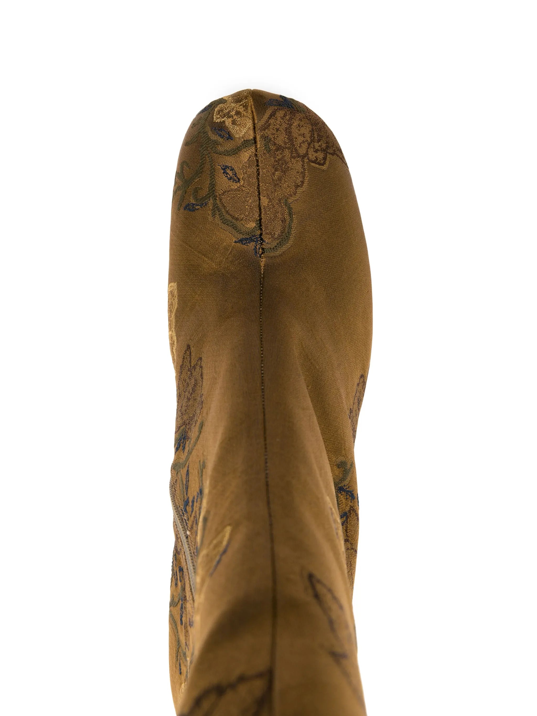 embroidered jacquard 95mm platform boots