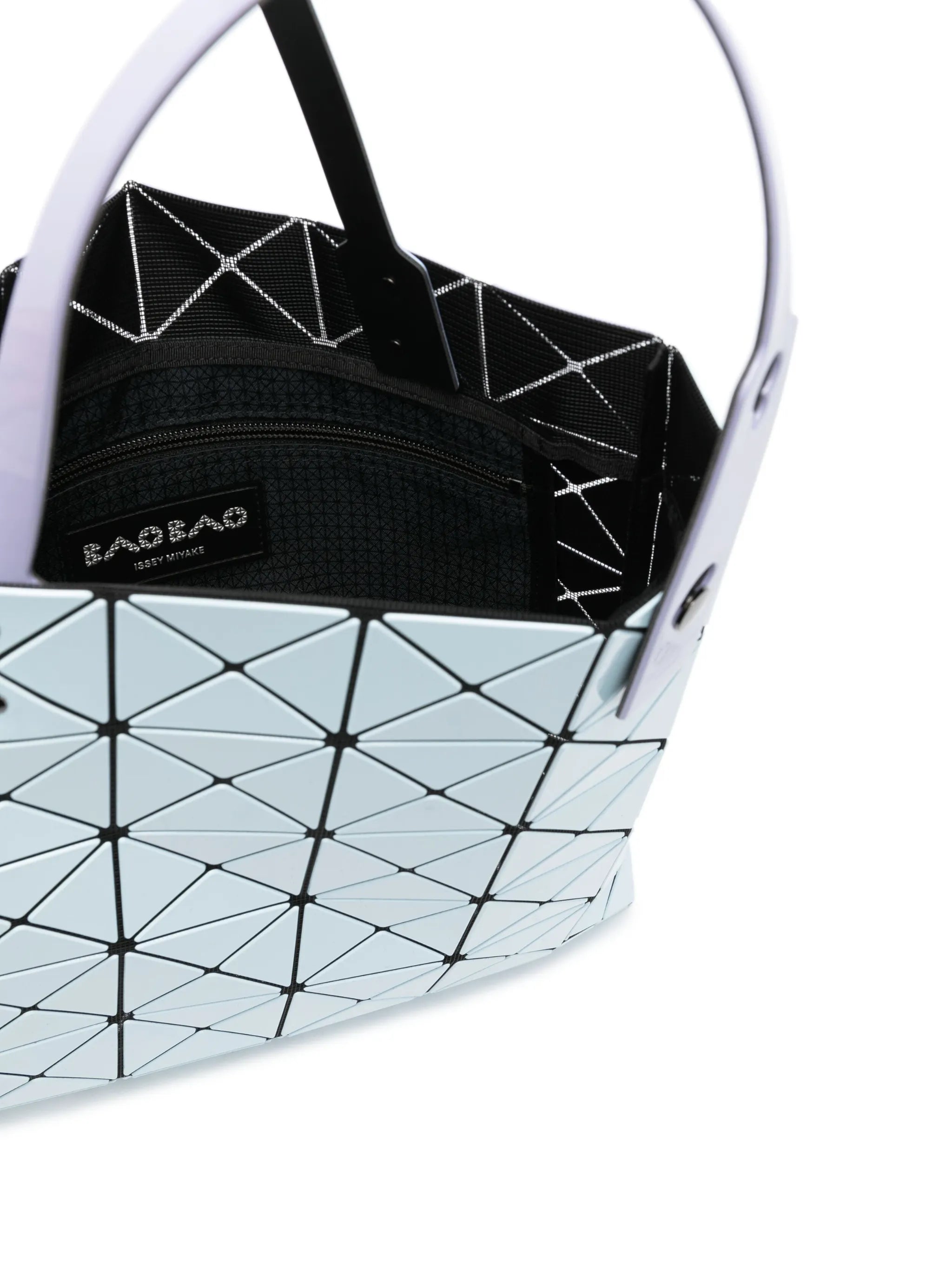 Lucent Gloss panelled tote bag