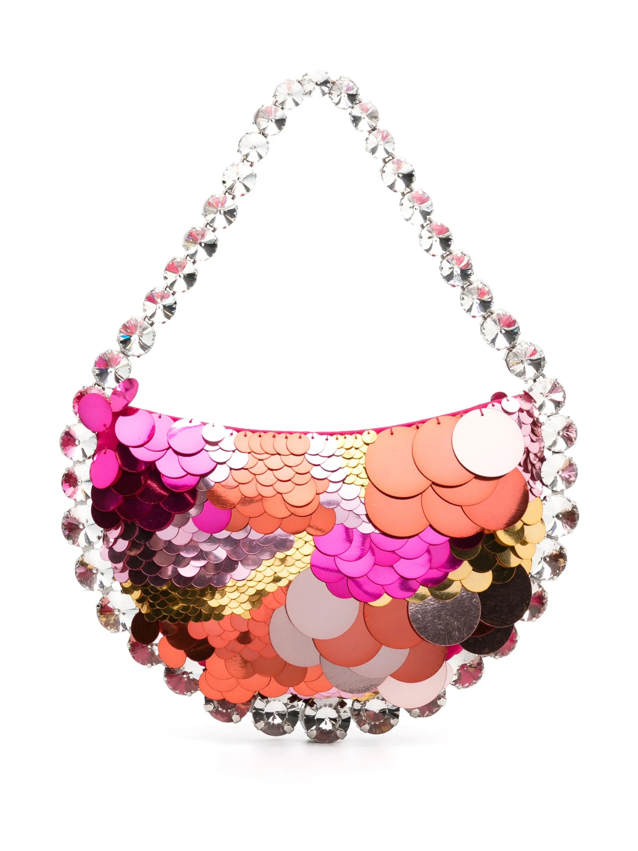 Flexible Eternity sequin mini bag