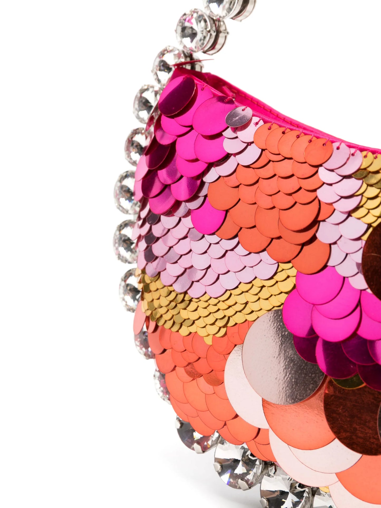 Flexible Eternity sequin mini bag
