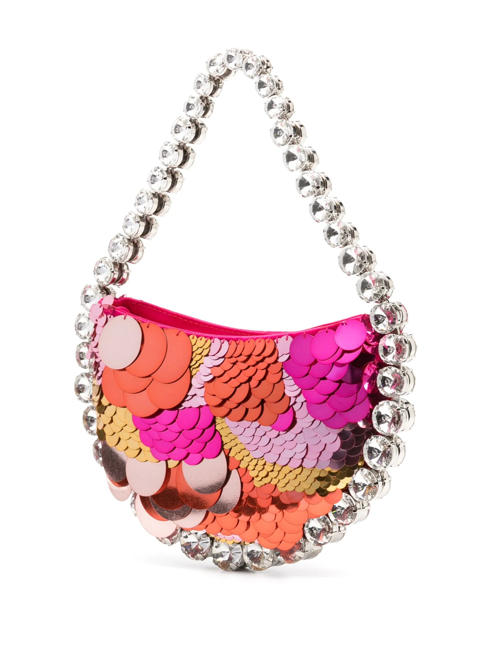 Flexible Eternity sequin mini bag