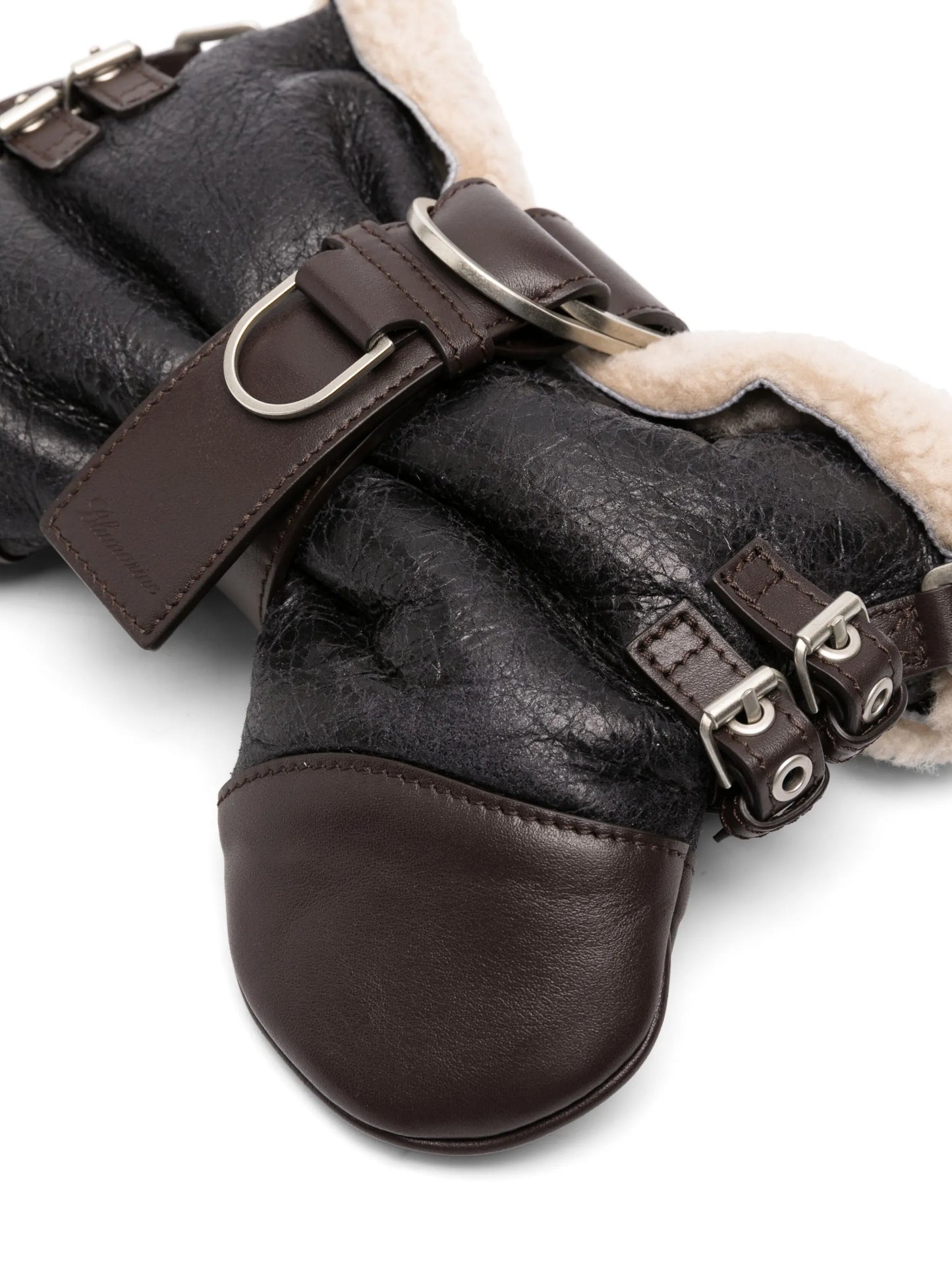 medium Butterfly shearling shoulder bag