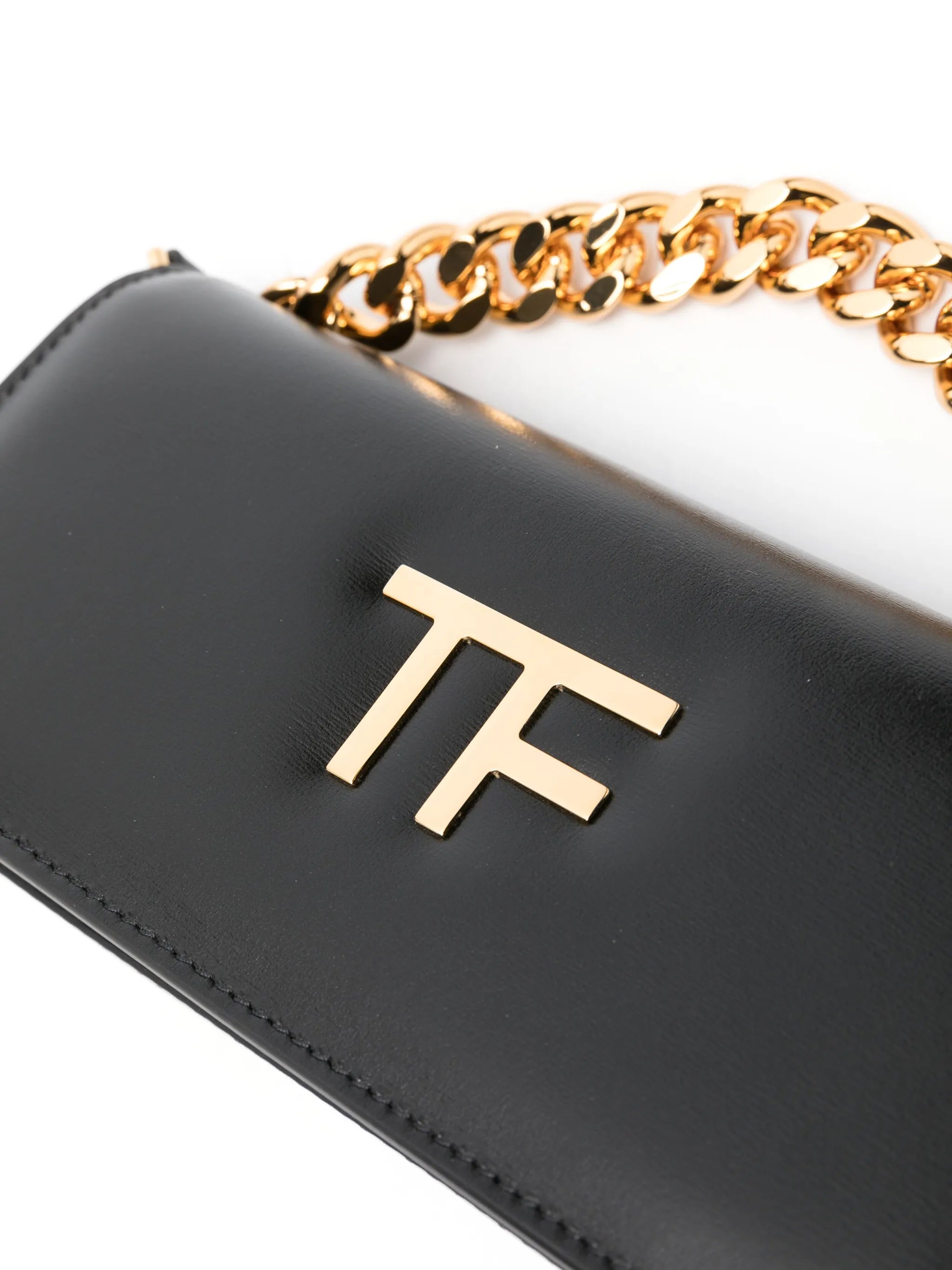 TF triple-chain leather bag