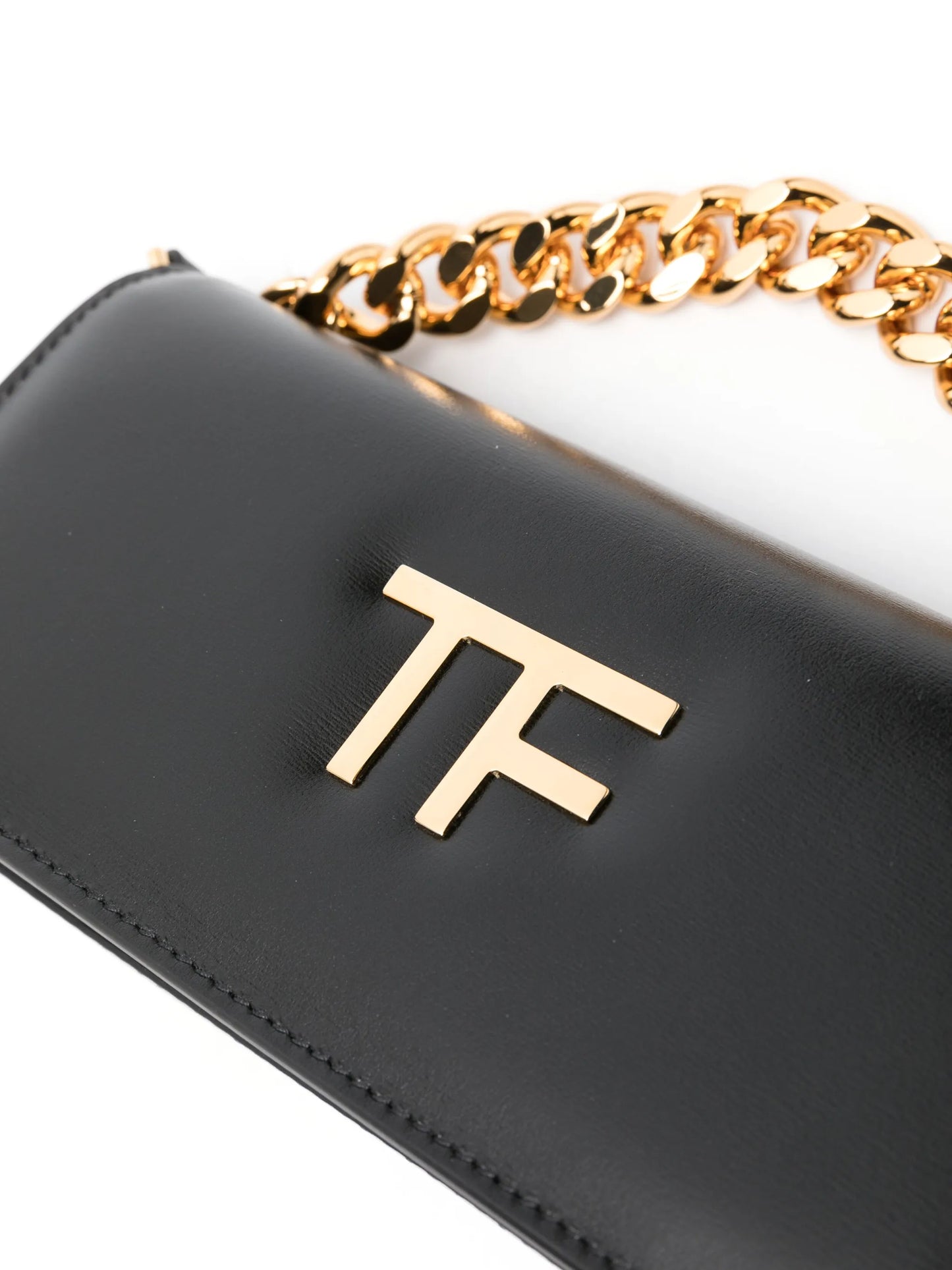 TF triple-chain leather bag