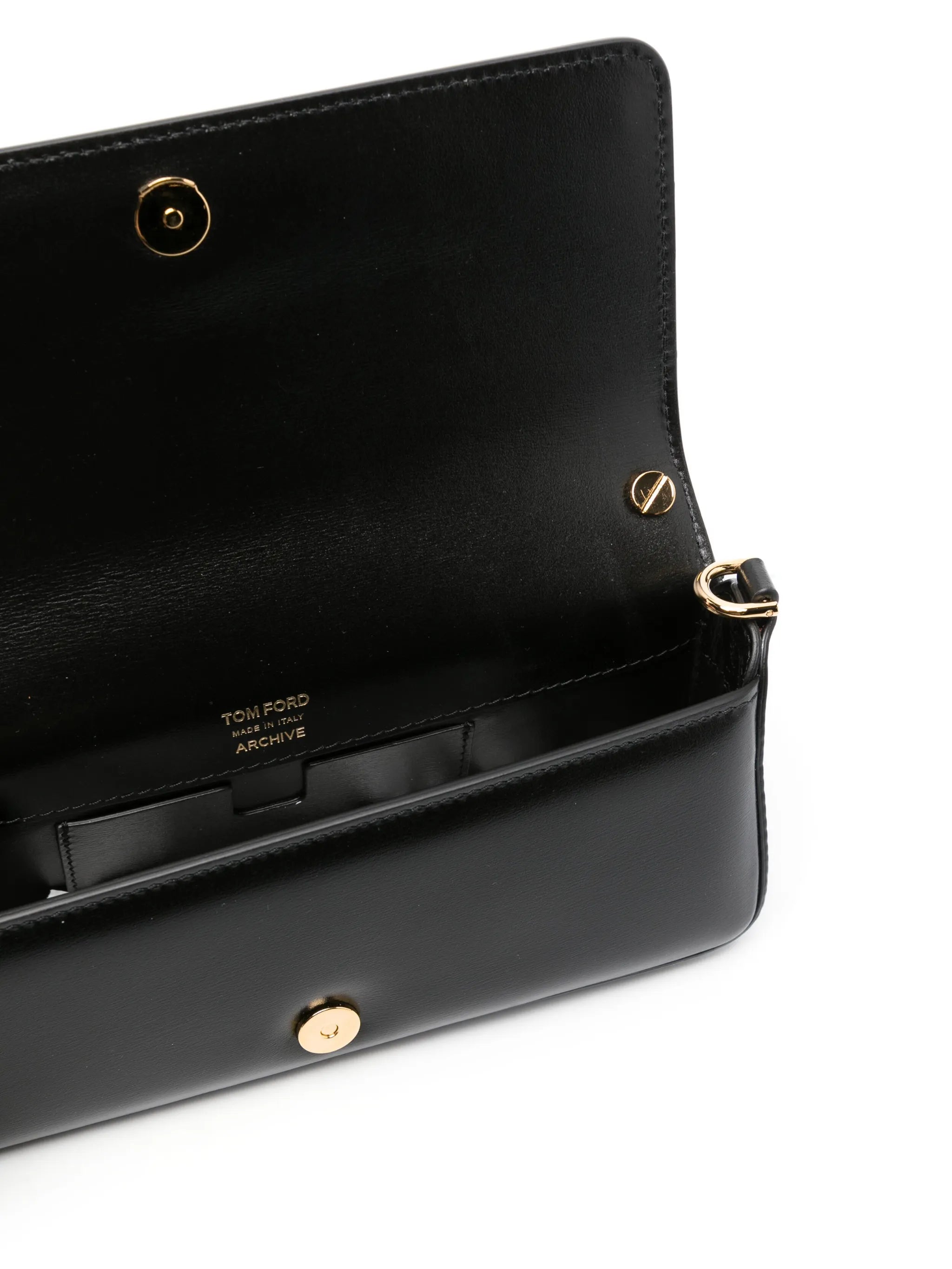 TF triple-chain leather bag