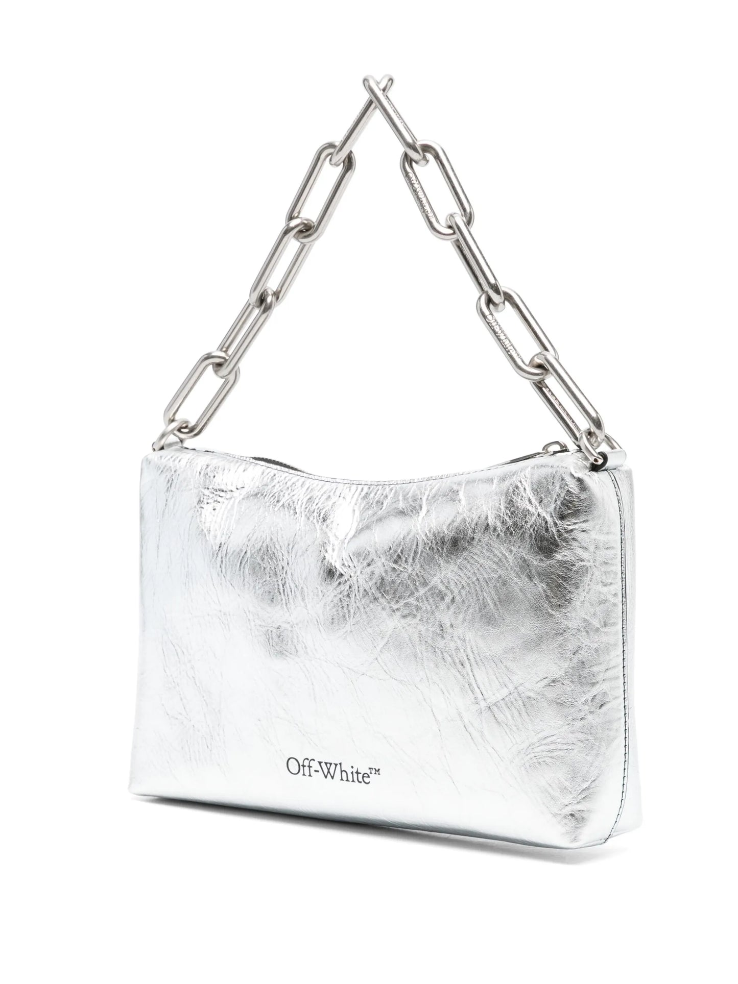 Block Pouch leather shoulder bag