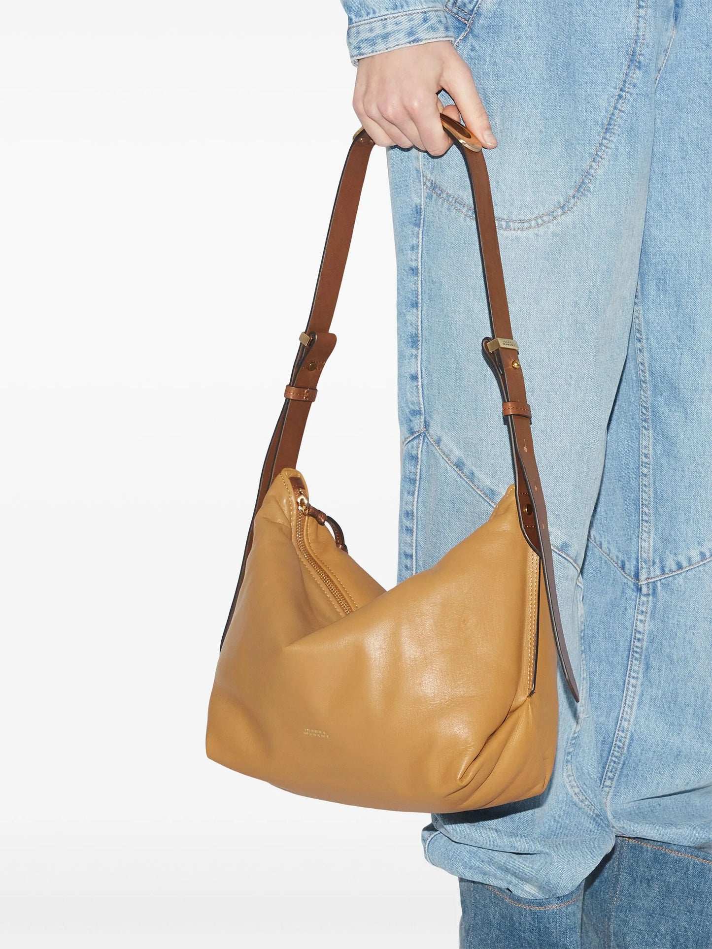 Leyden leather shoulder bag
