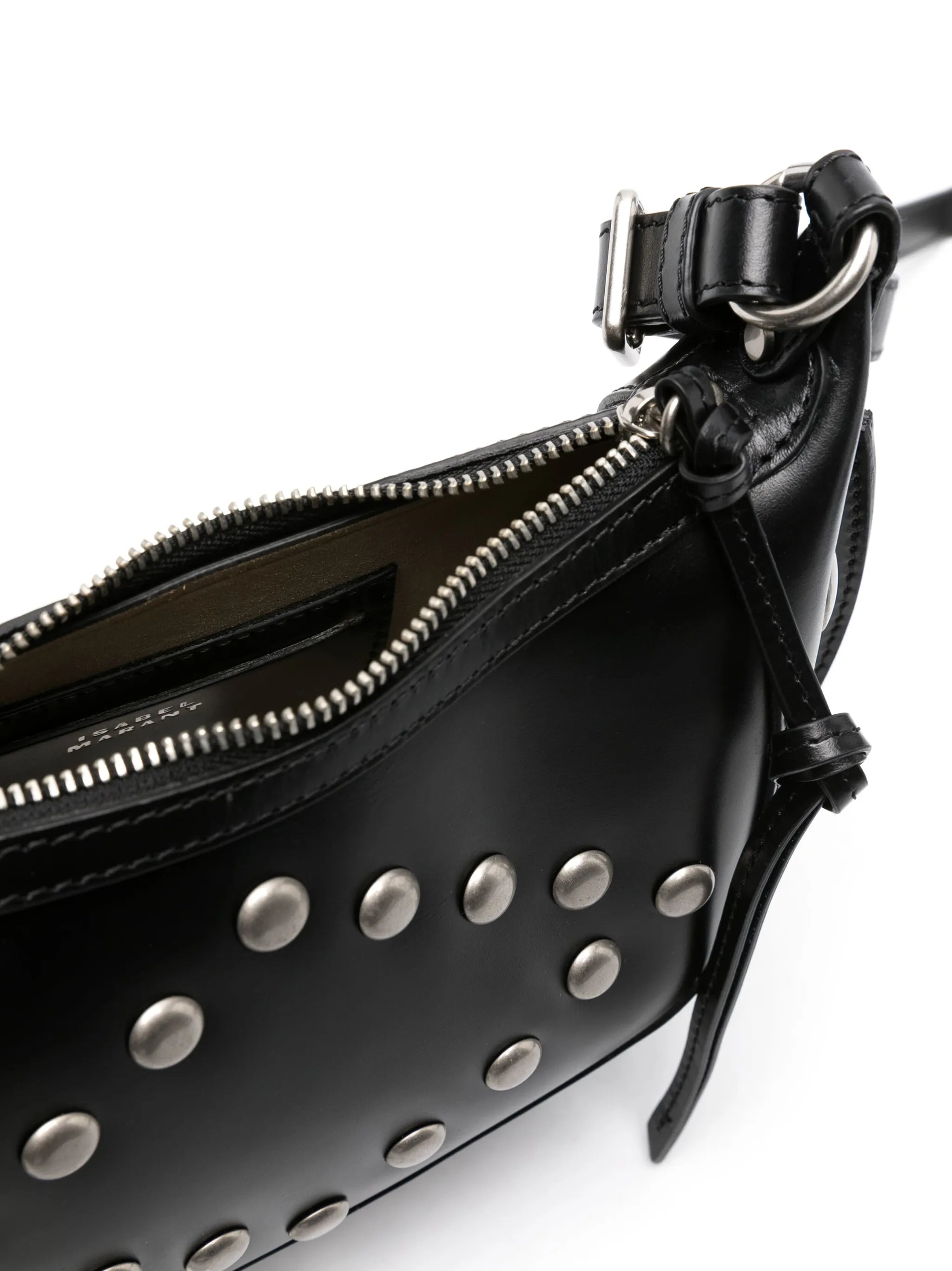 Oskan moon studded leather crossbody bag
