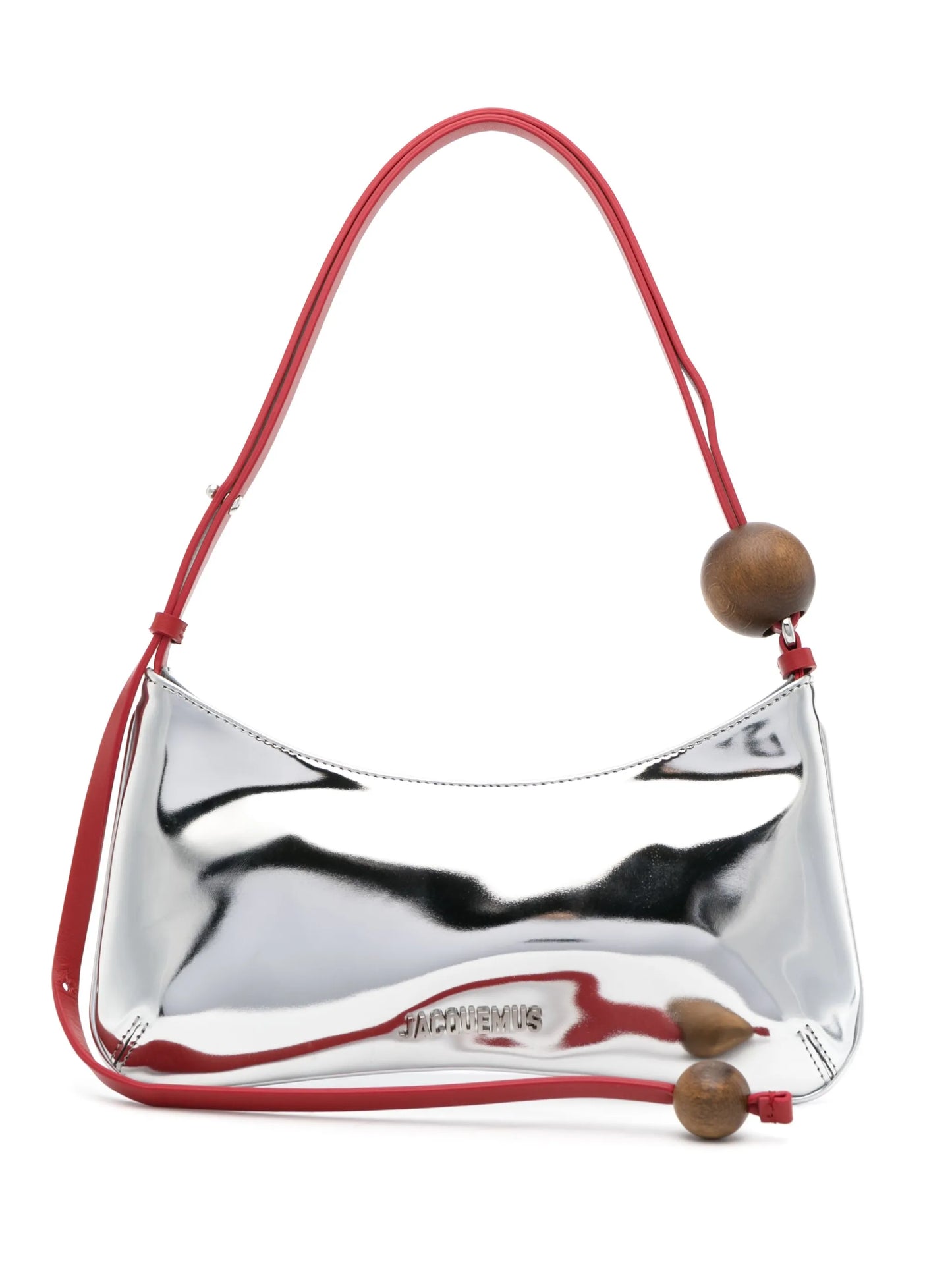 Le Bisou Perle patent-leather shoulder bag