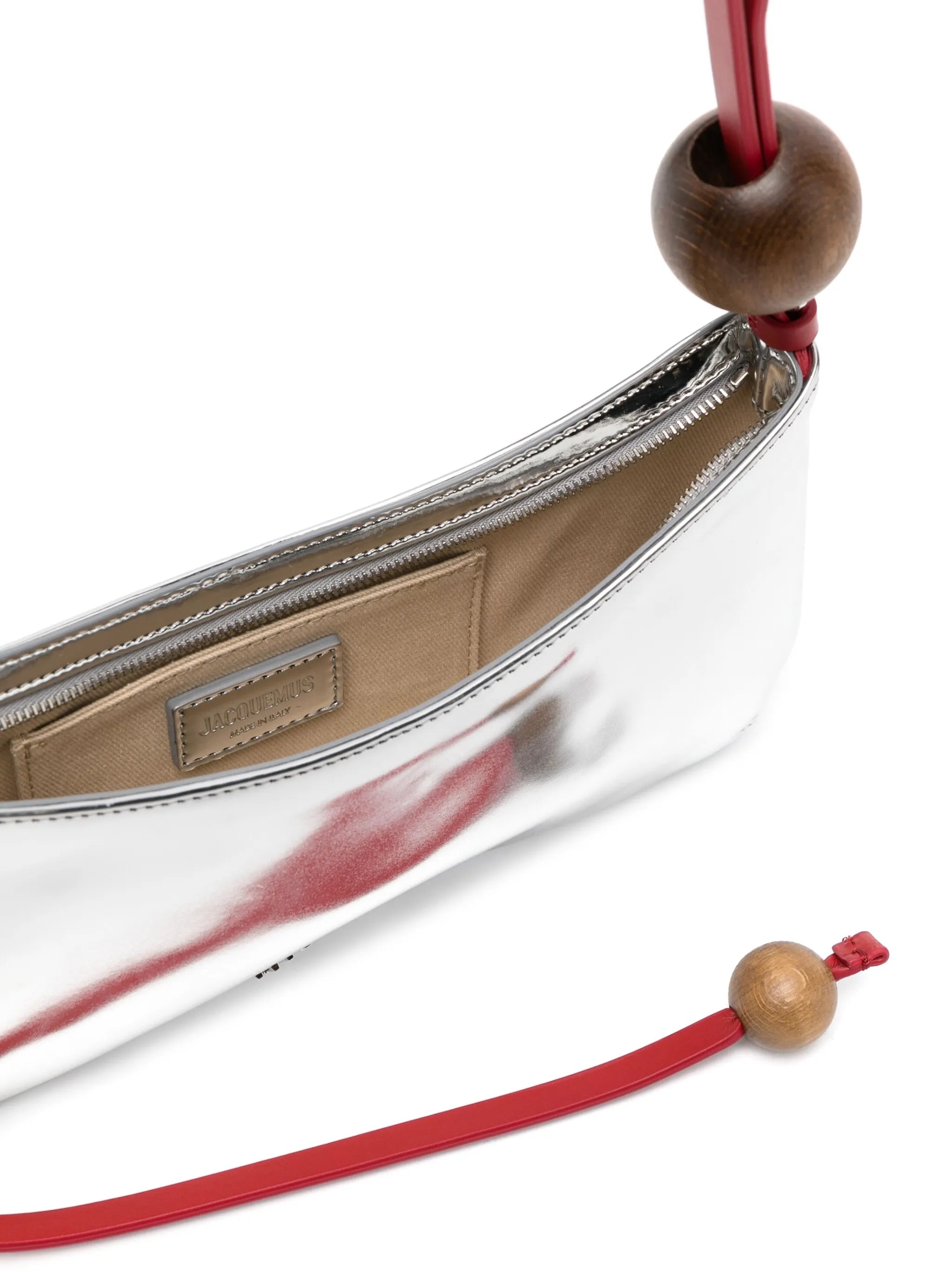 Le Bisou Perle patent-leather shoulder bag