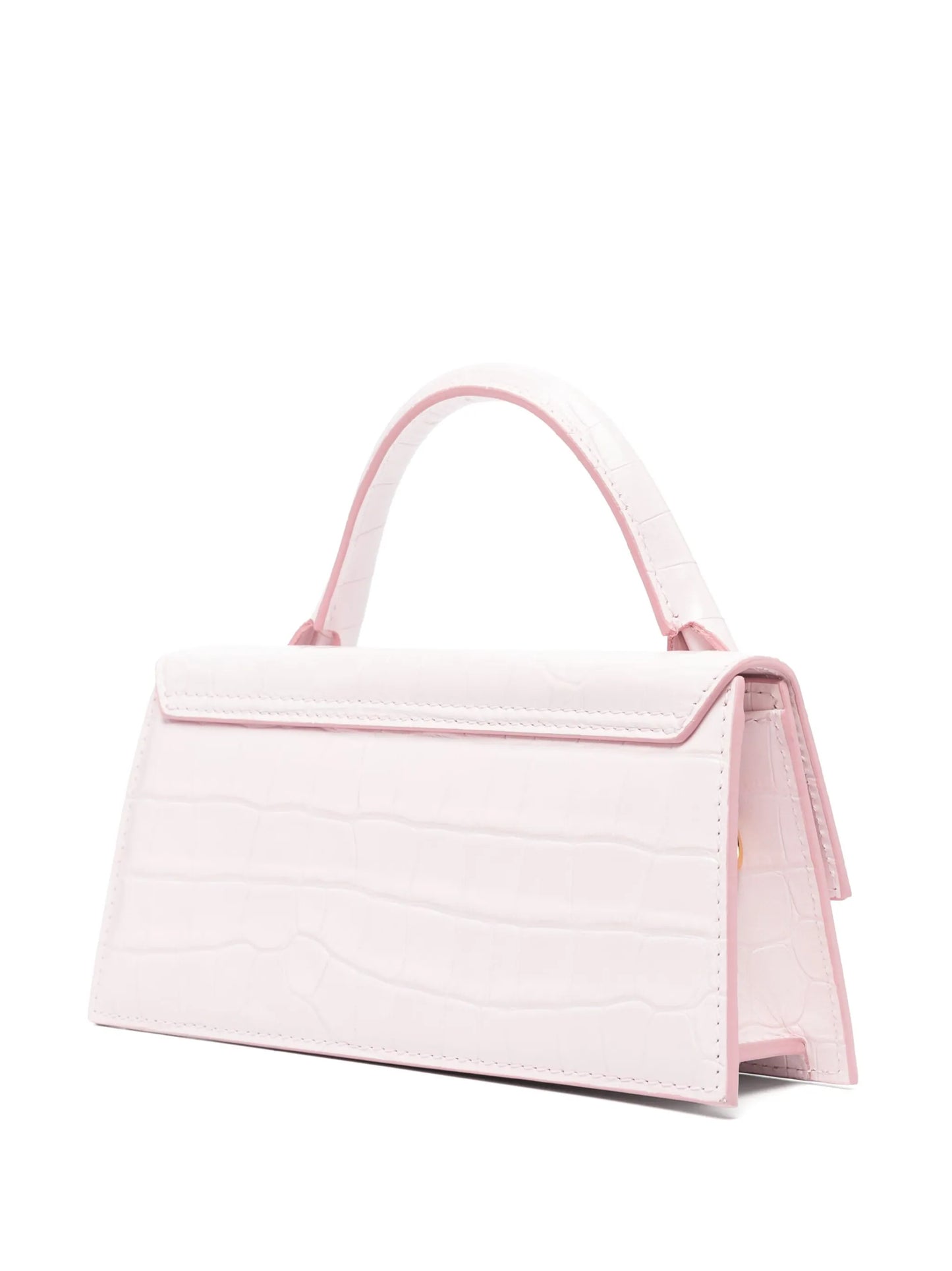 Le Chiquito Long crocodile-embossed handbag
