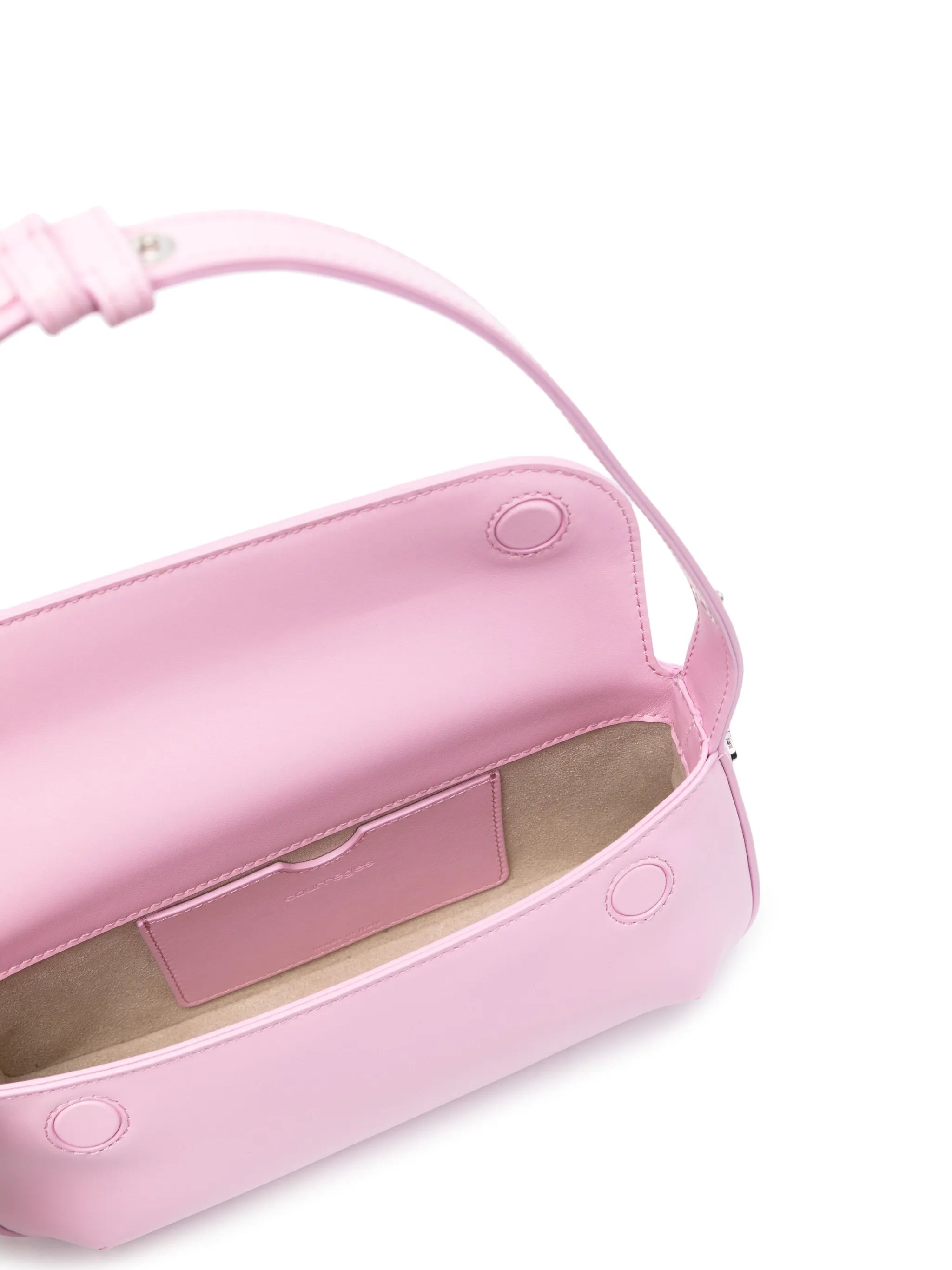 Sleek leather shoulder bag