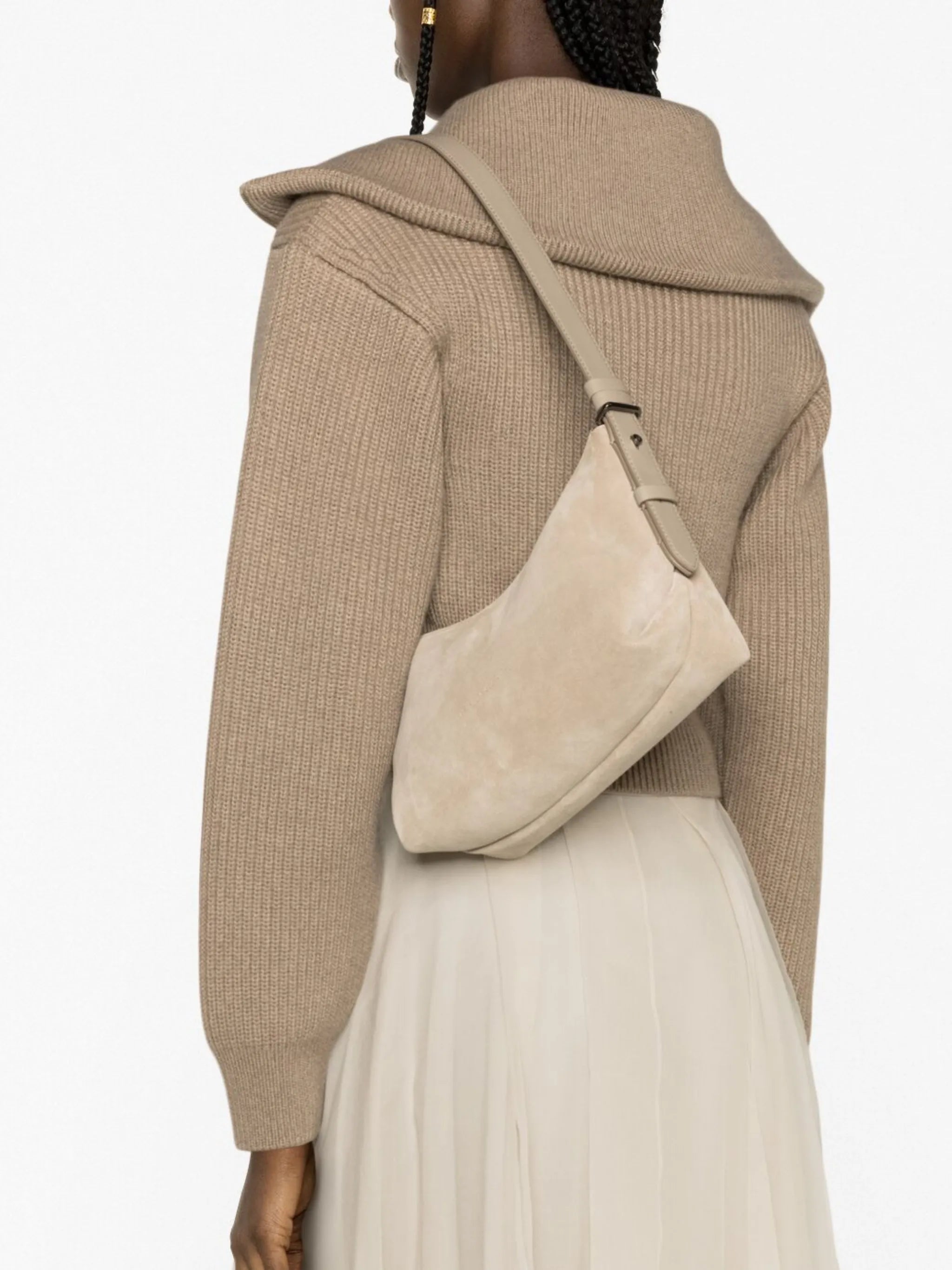 suede shoulder bag