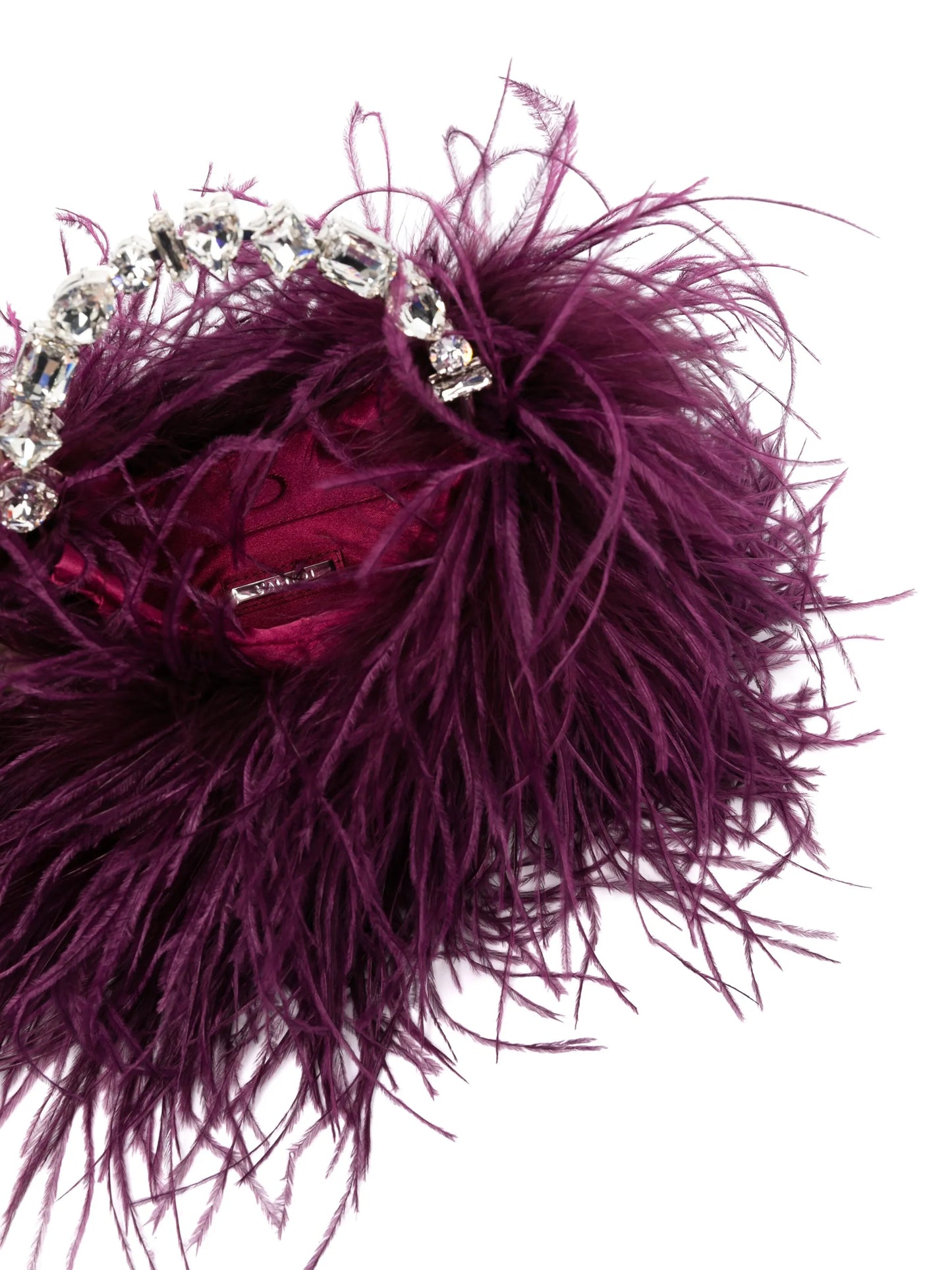 Taliya feather mini bag